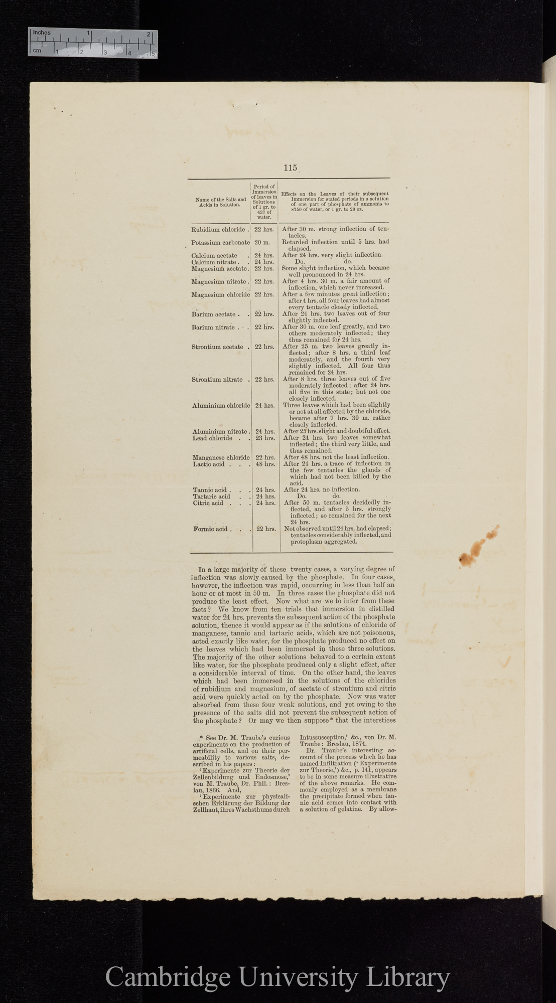 proof sheet of &#39;Insectivorous plants&#39; p 115