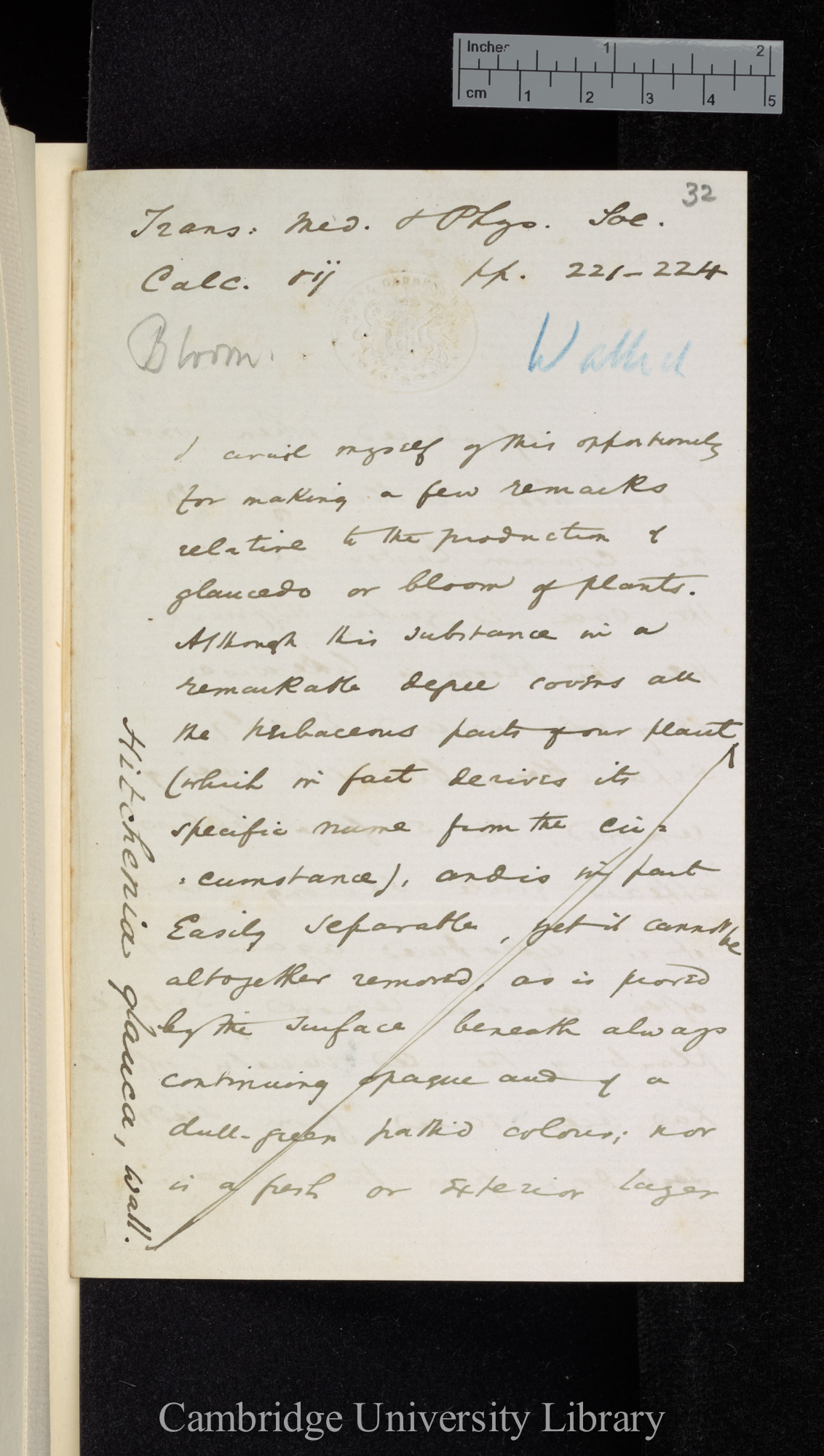 [Sir William Turner Thiselton-Dyer] to Charles Robert Darwin