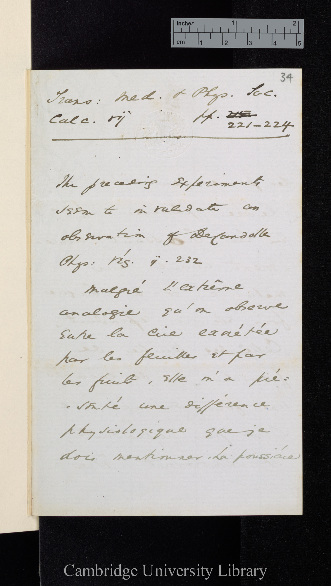 [Sir William Turner Thiselton-Dyer] to Charles Robert Darwin