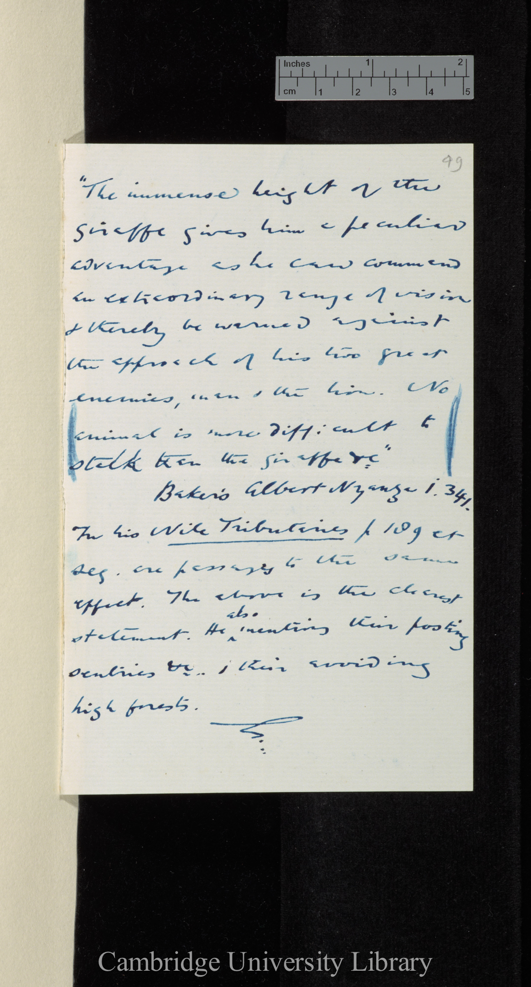 Letter from [unidentified] to Charles Robert Darwin; written at [place unstated]; memo incomplete