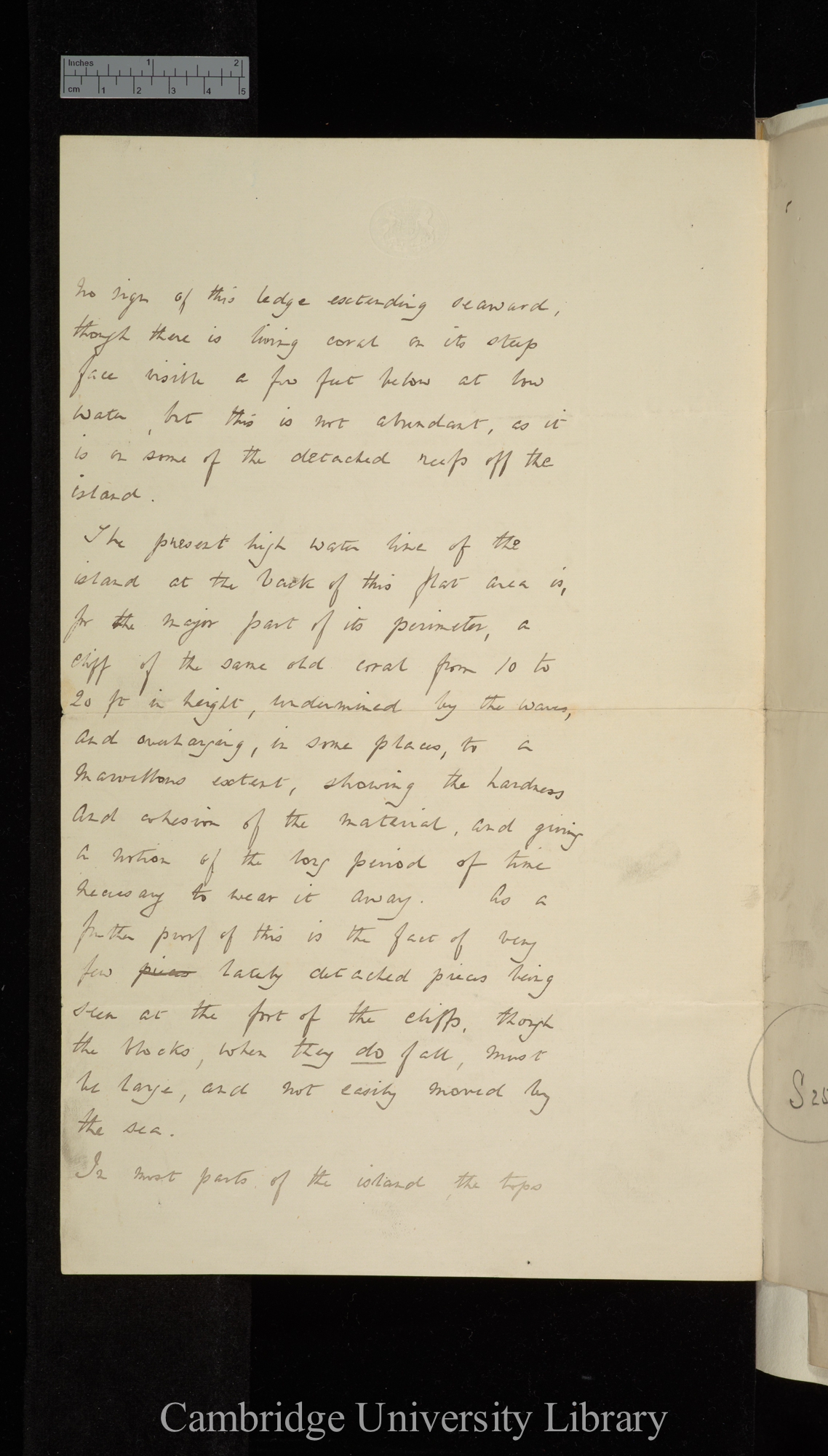 Sir William James Lloyd Wharton to Charles Robert Darwin