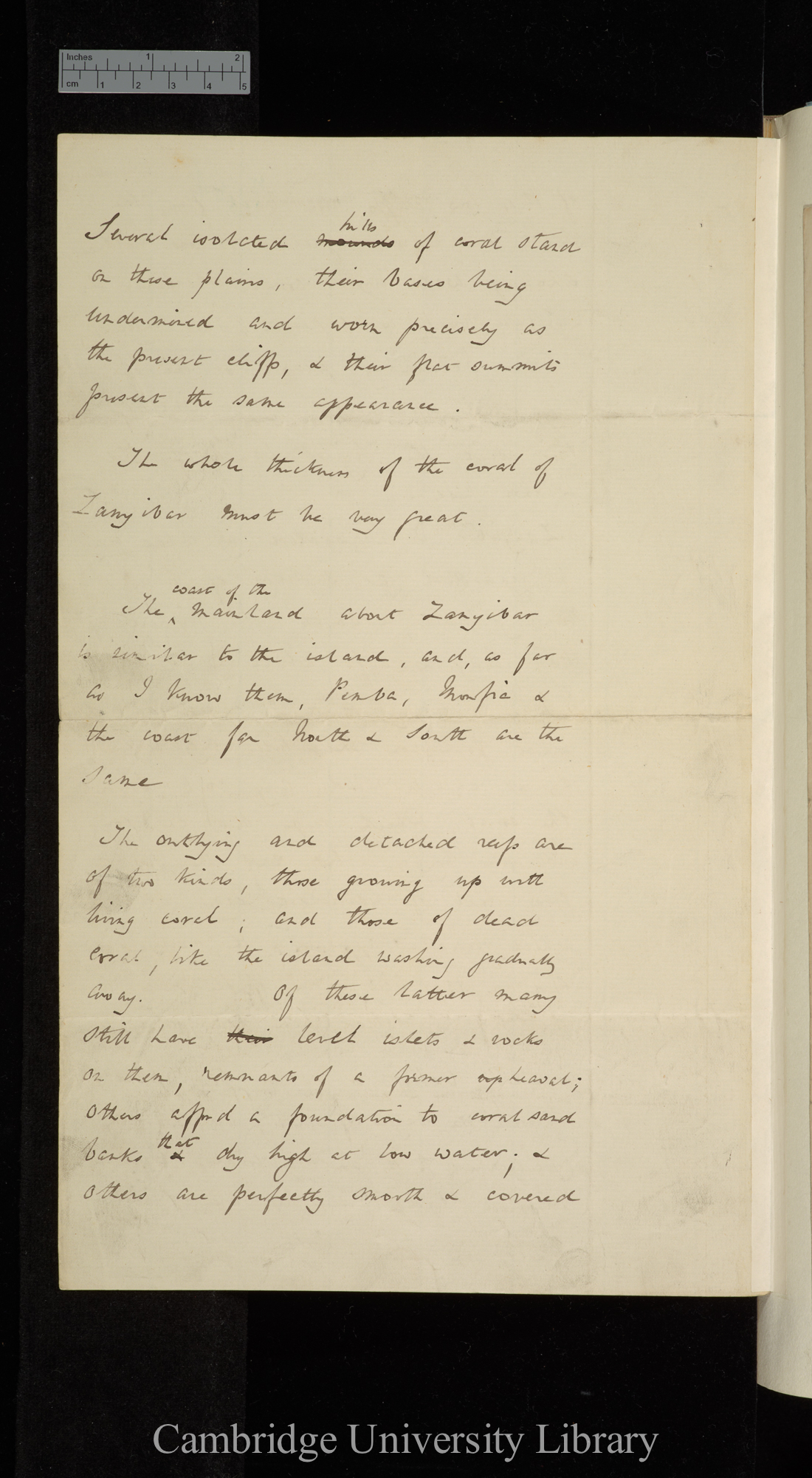 Sir William James Lloyd Wharton to Charles Robert Darwin