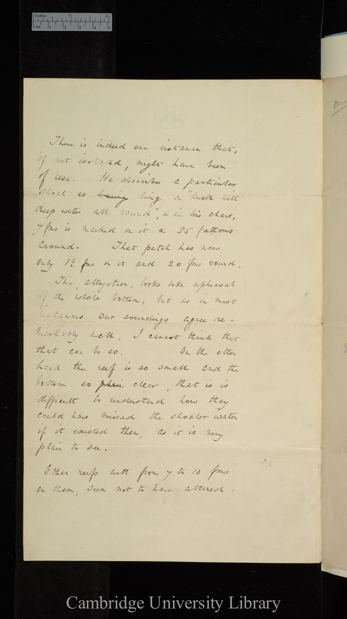 Sir William James Lloyd Wharton to Charles Robert Darwin