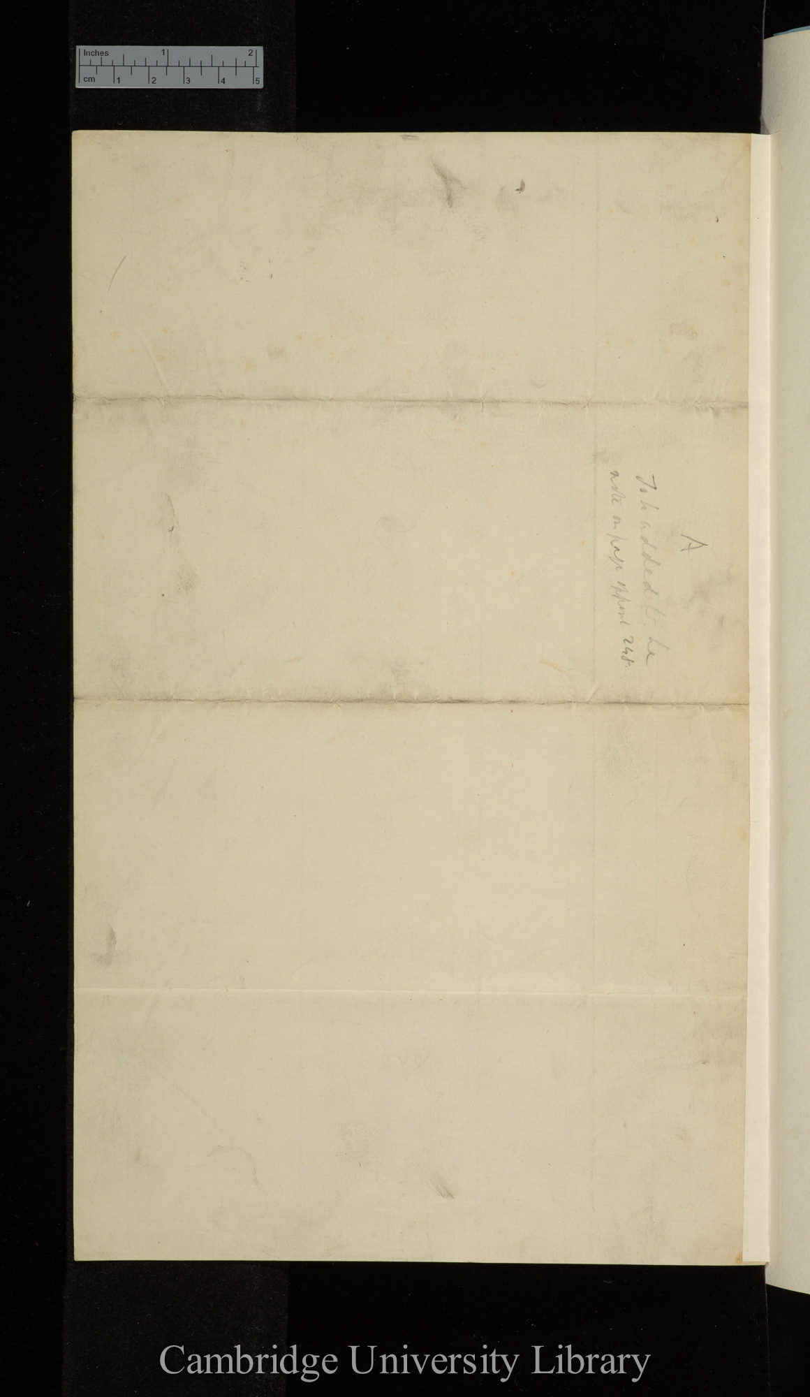 Sir William James Lloyd Wharton to Charles Robert Darwin