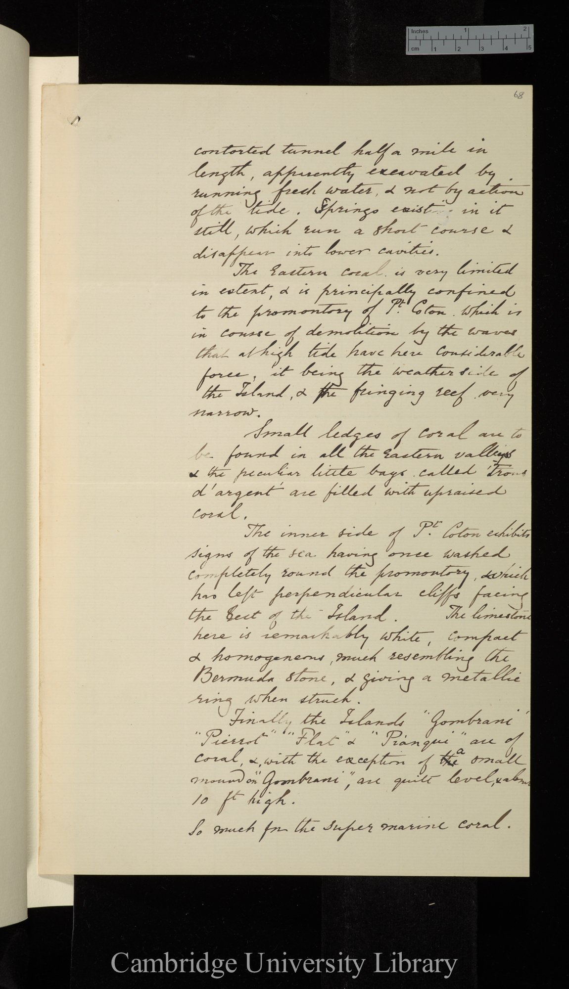 Sir William James Lloyd Wharton to Charles Robert Darwin