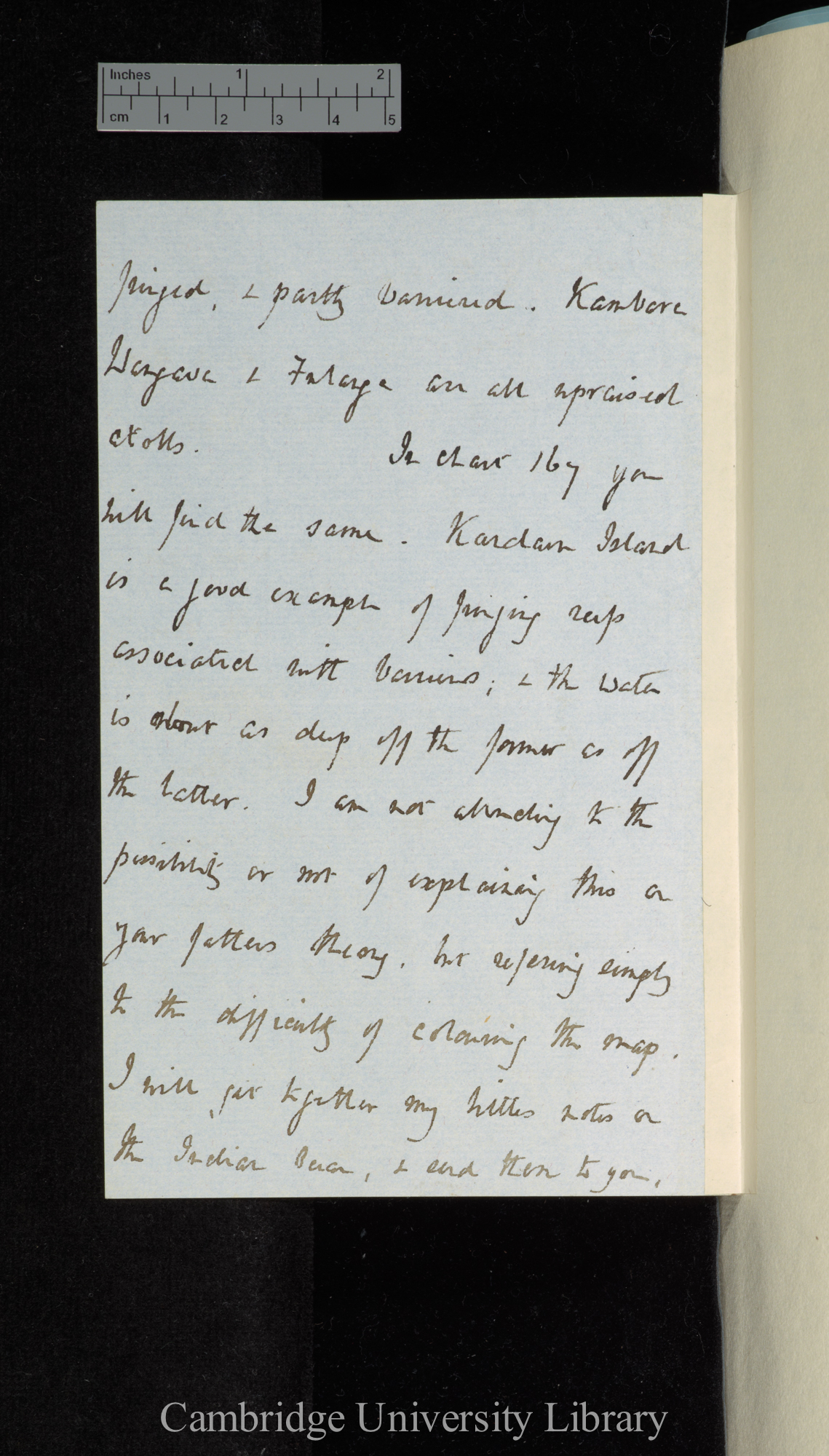 Sir William James Lloyd Wharton to Sir Francis Darwin