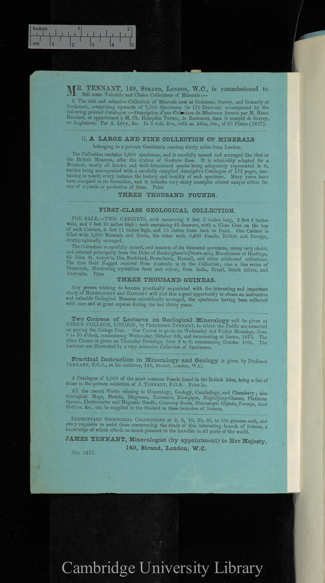 &#39;Royal Geographical Society (Proceedings)&#39; 16 (inside front cover)