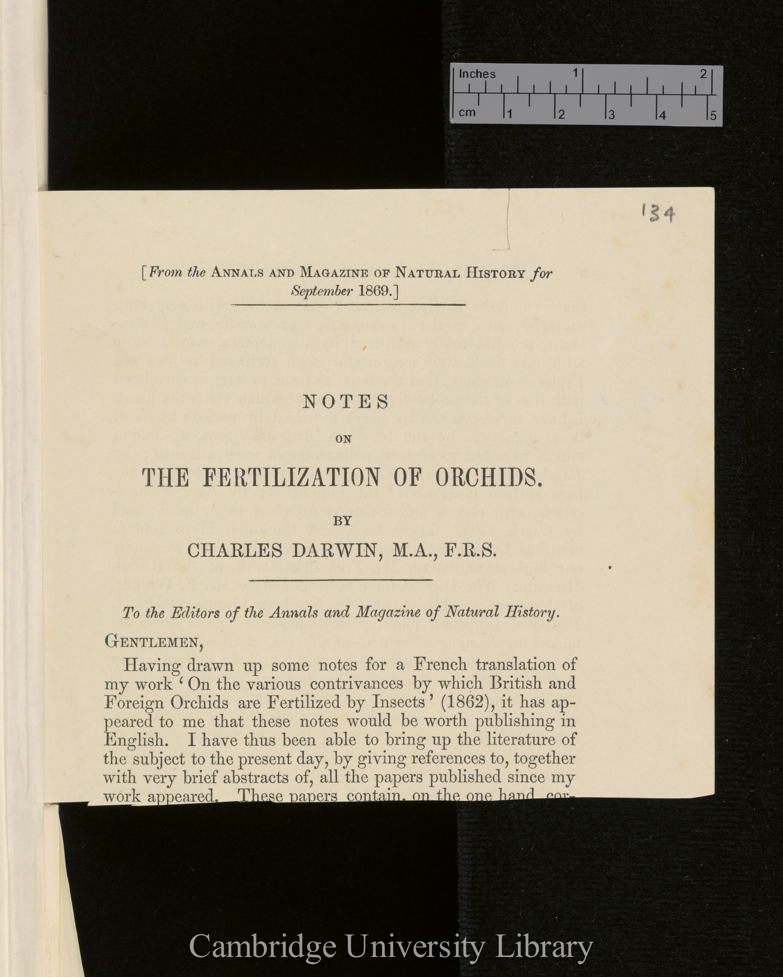 Orchids &#39;Ann Mag Nat Hist&#39; September 1869: [1]