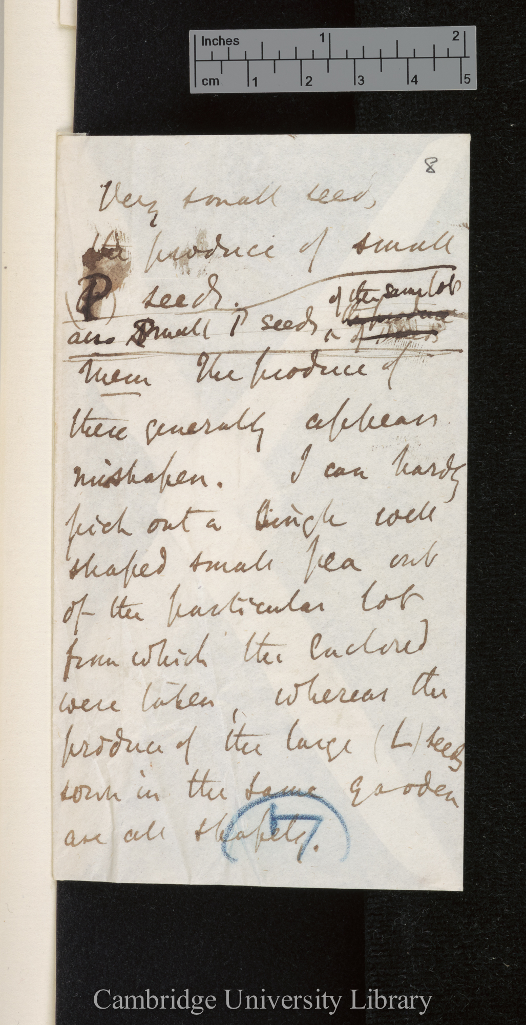 Francis Galton to Charles Robert Darwin