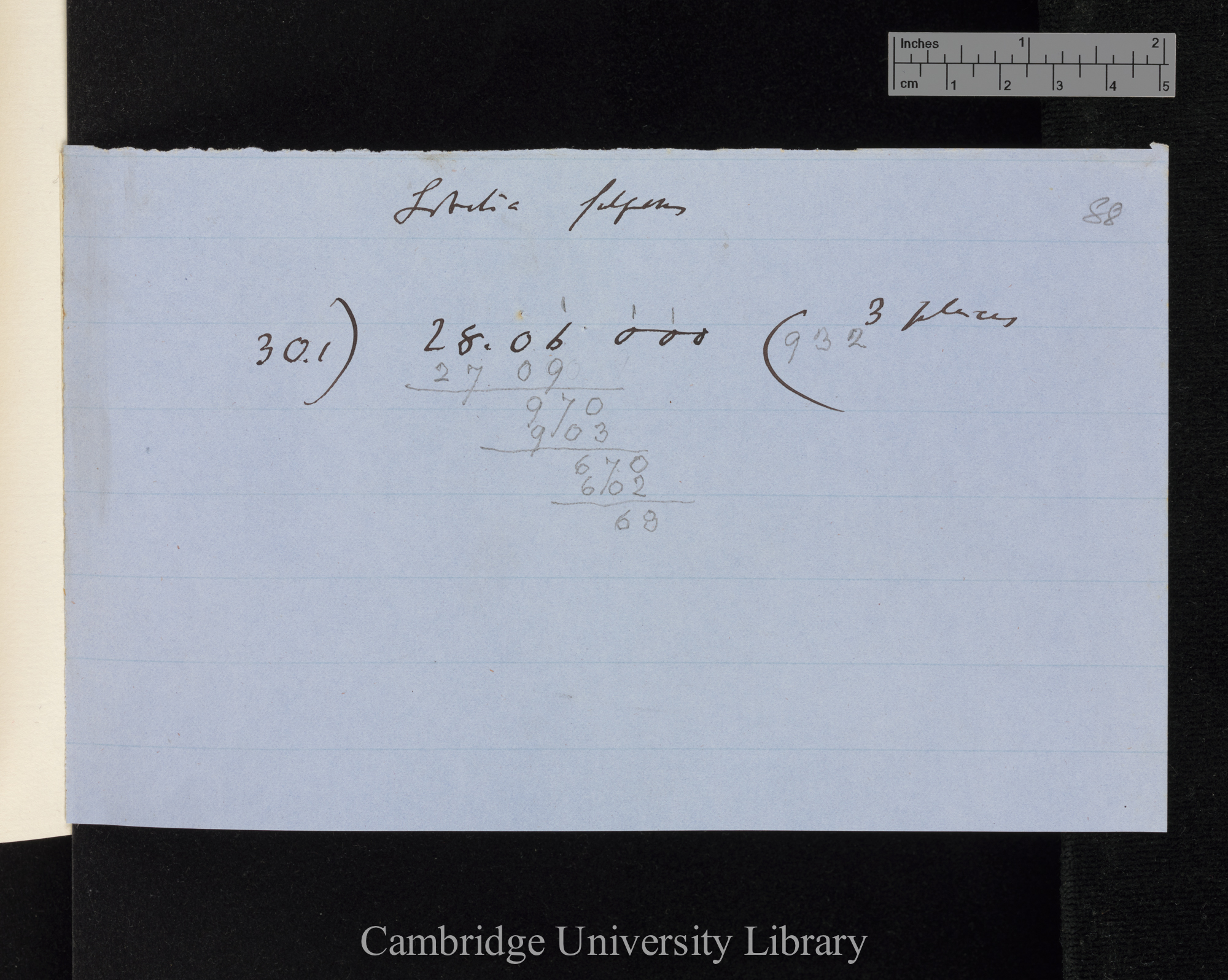 Petunia / Lobelia fulgens [comparison of crossed and self-fertilised] [table of heights of plants; other calculations]