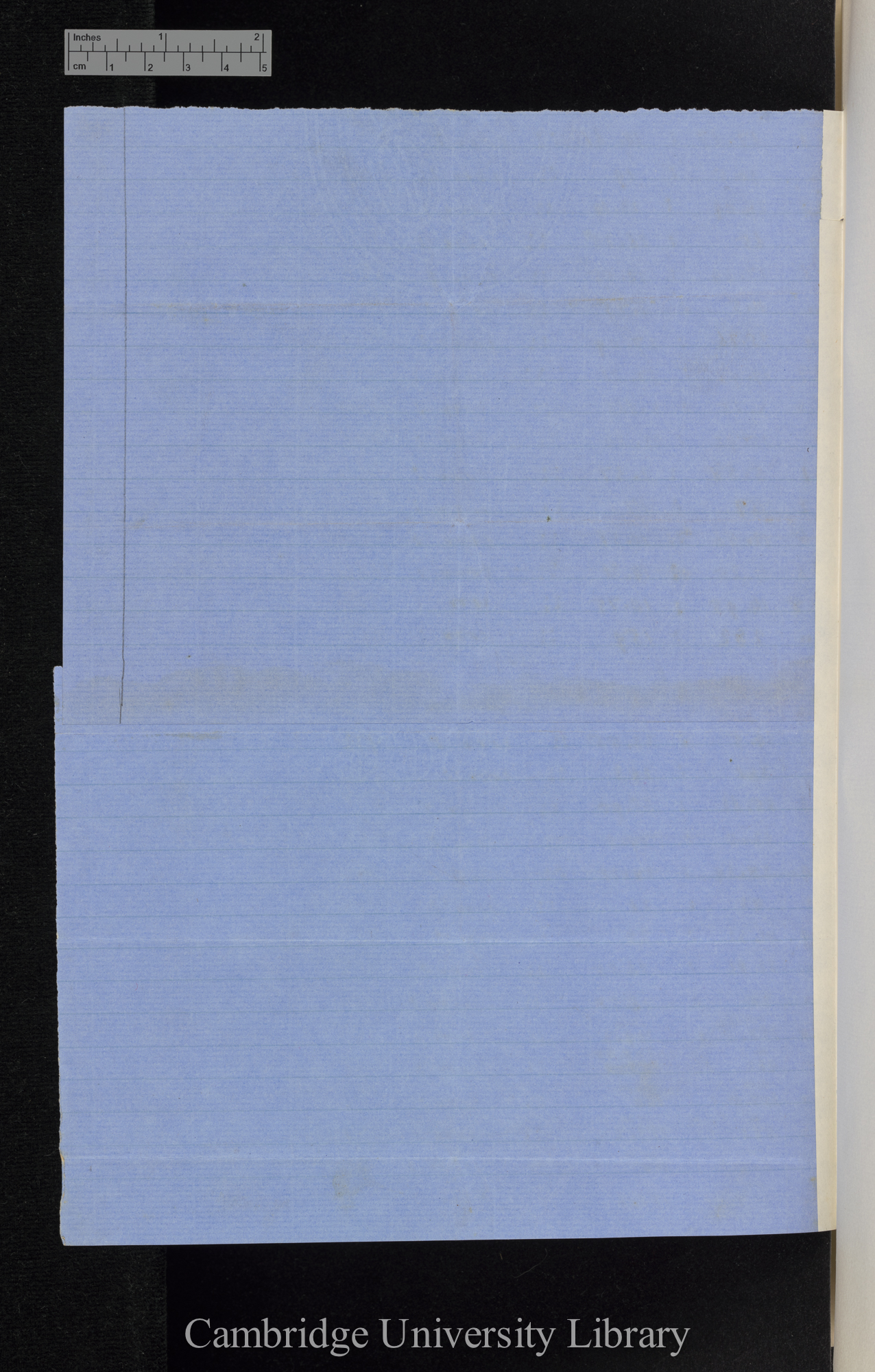 [verso of page; pencil line (vertical, at edge)]