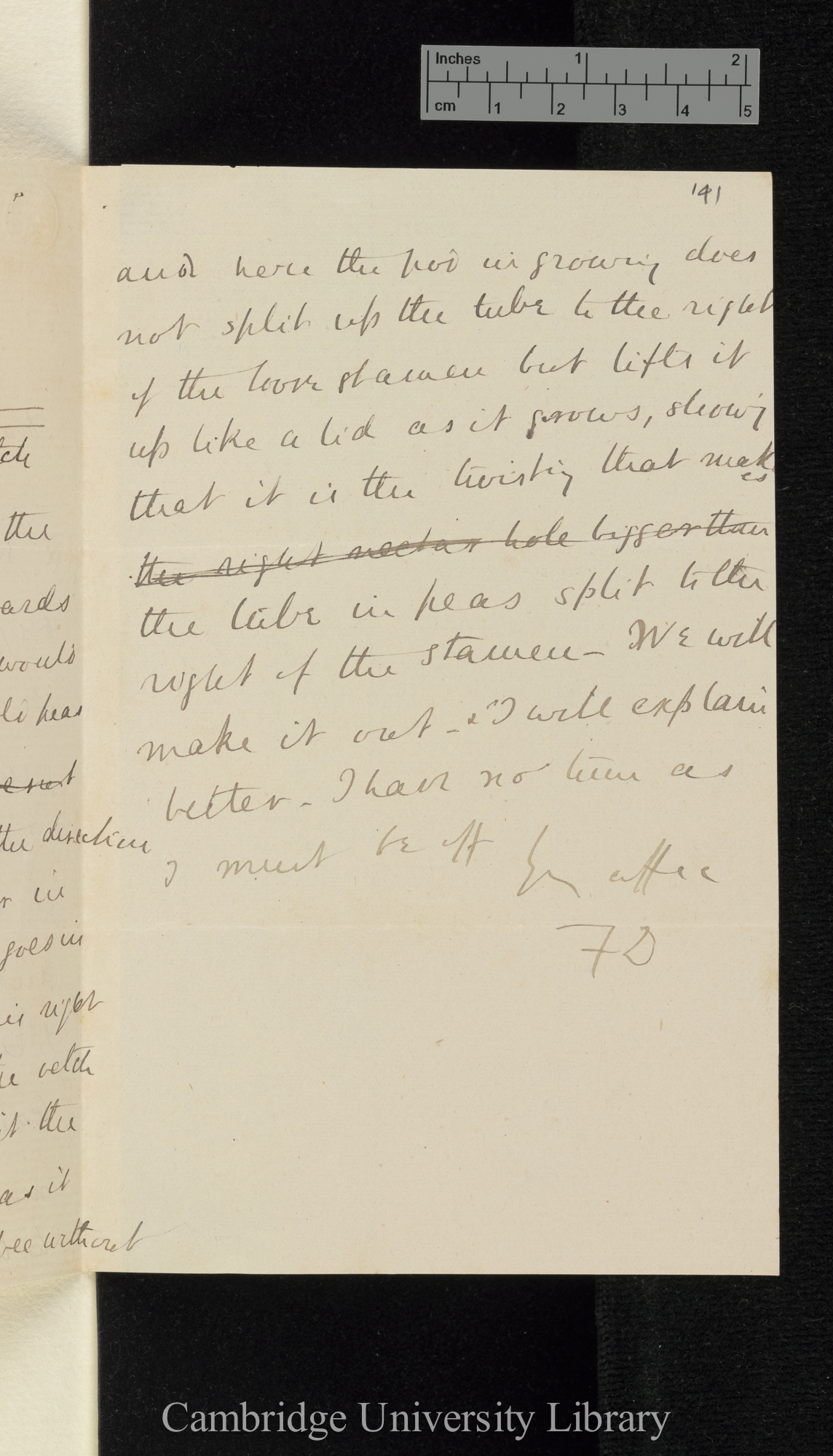 Sir Francis Darwin to Charles Robert Darwin