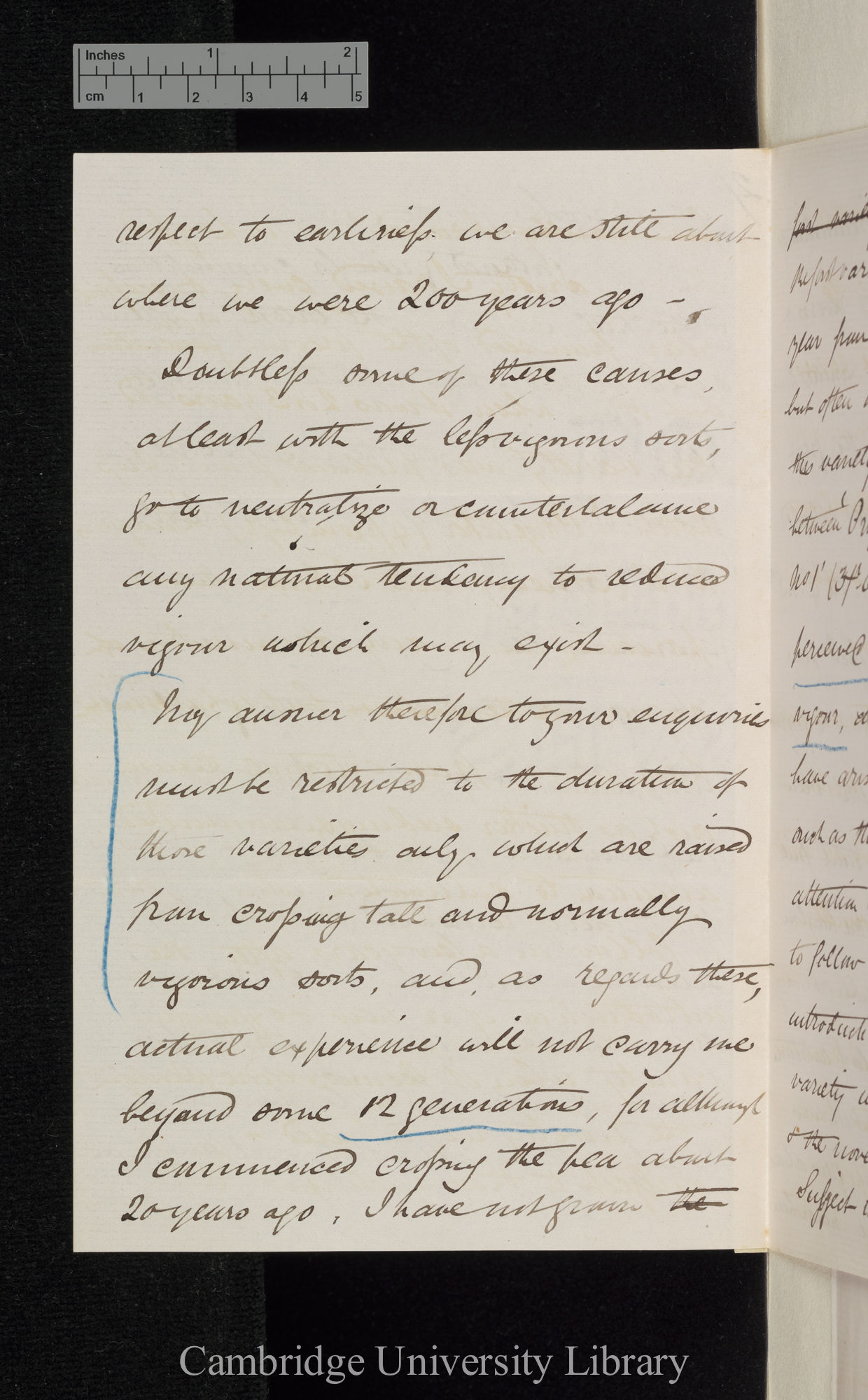 Thomas Laxton to Charles Robert Darwin