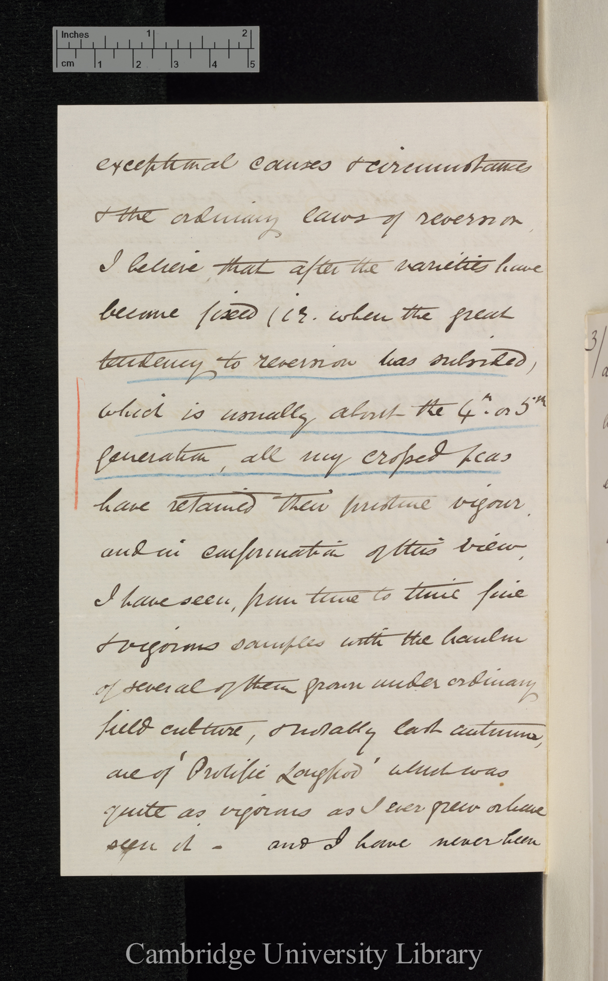 Thomas Laxton to Charles Robert Darwin