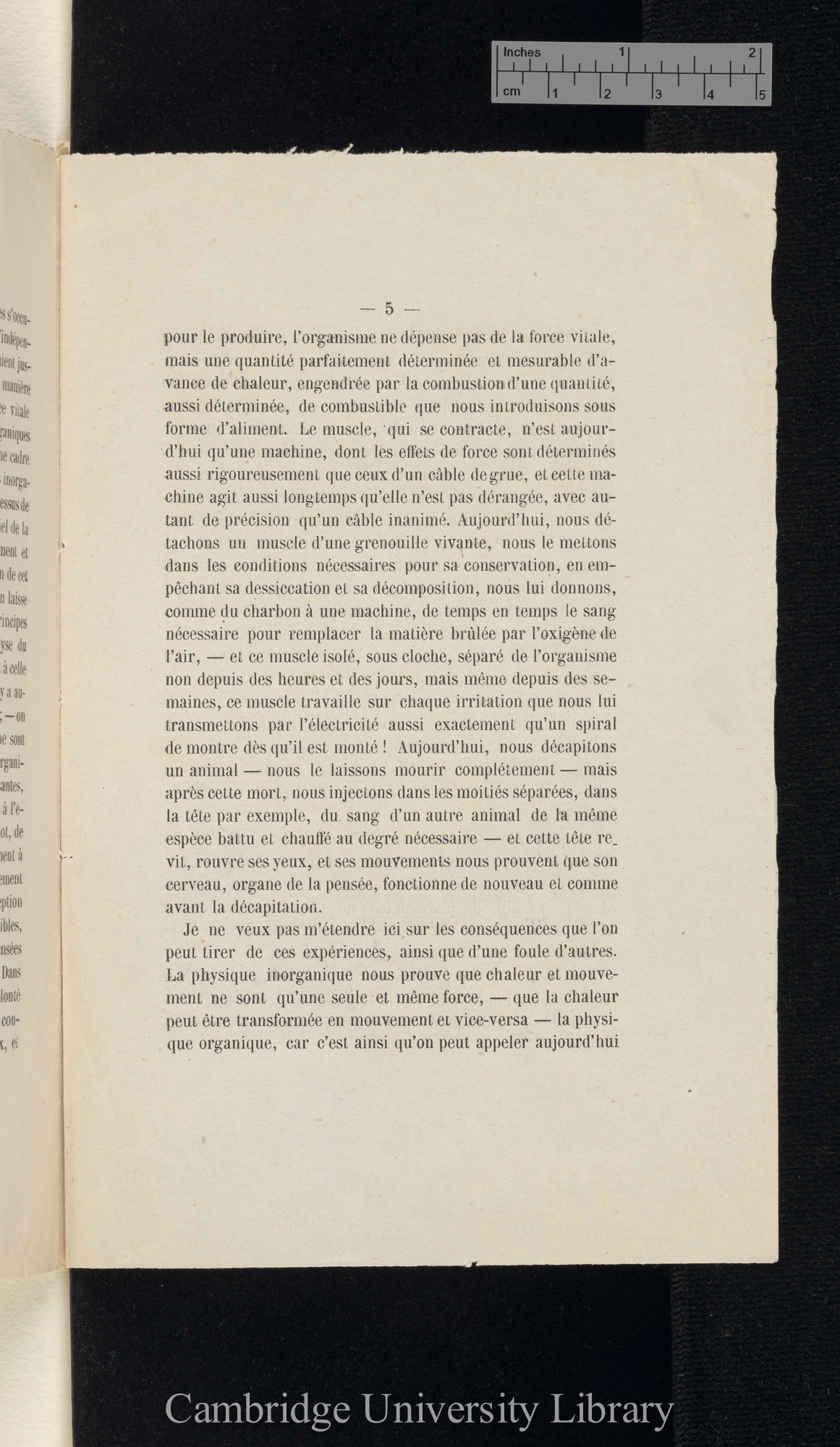 Vogt, C/Karl. Discours 15 April 1869 à l&#39;ouverture de la séance générale &#39;Institut National Génévois (Bulletin)&#39; 16: 5