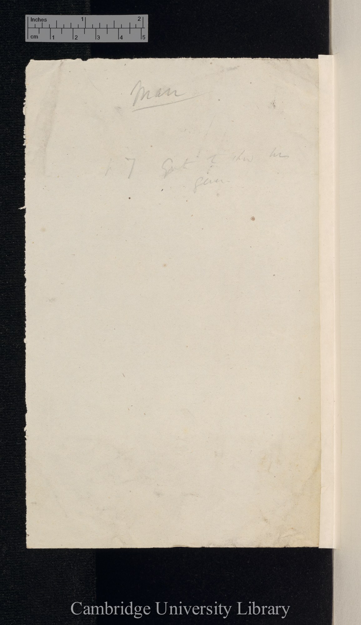 Vogt, C/Karl. Discours 15 April 1869 à l&#39;ouverture de la séance générale &#39;Institut National Génévois (Bulletin)&#39; 16: [16-reverse of last page (blank)]