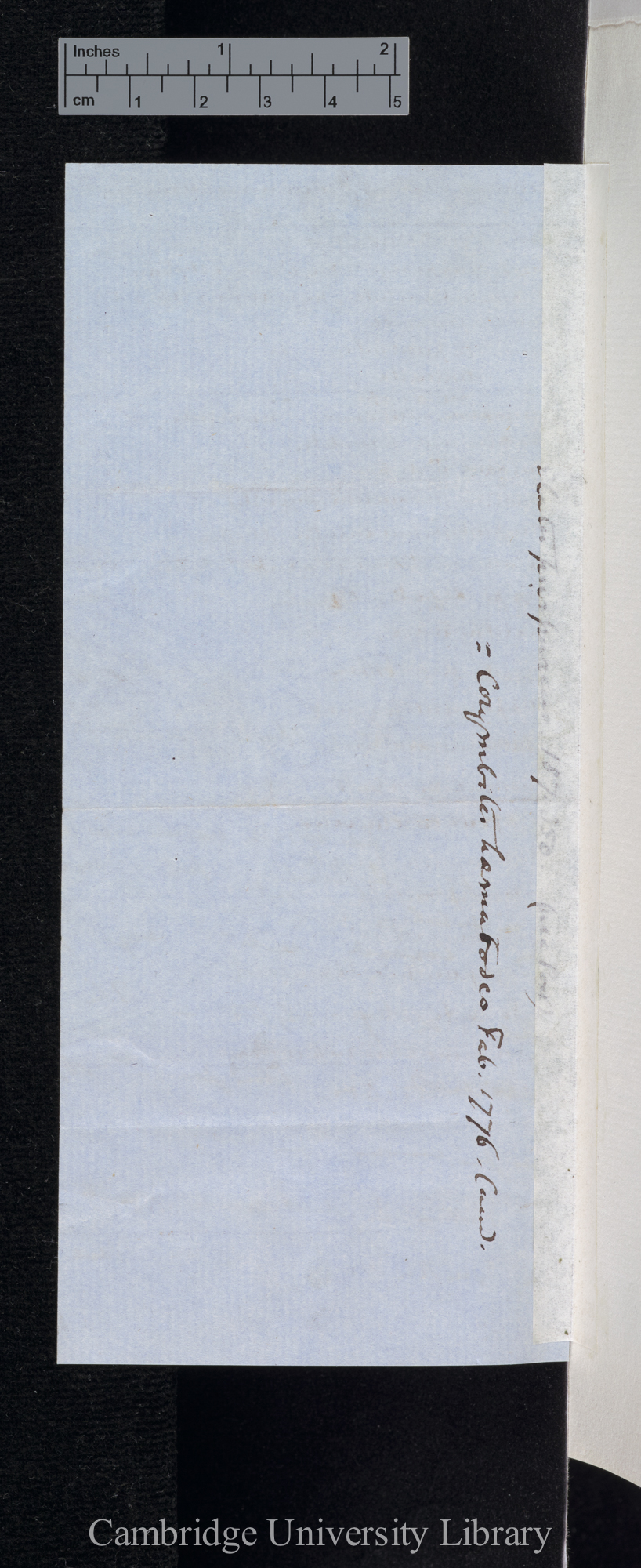 [George Robert Crotch] to Charles Robert Darwin