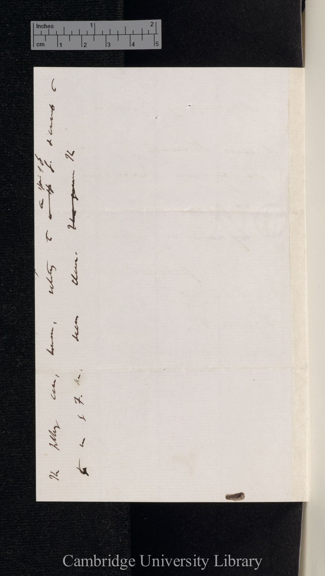 Charles Spence Bate to Charles Robert Darwin [Note by CD]