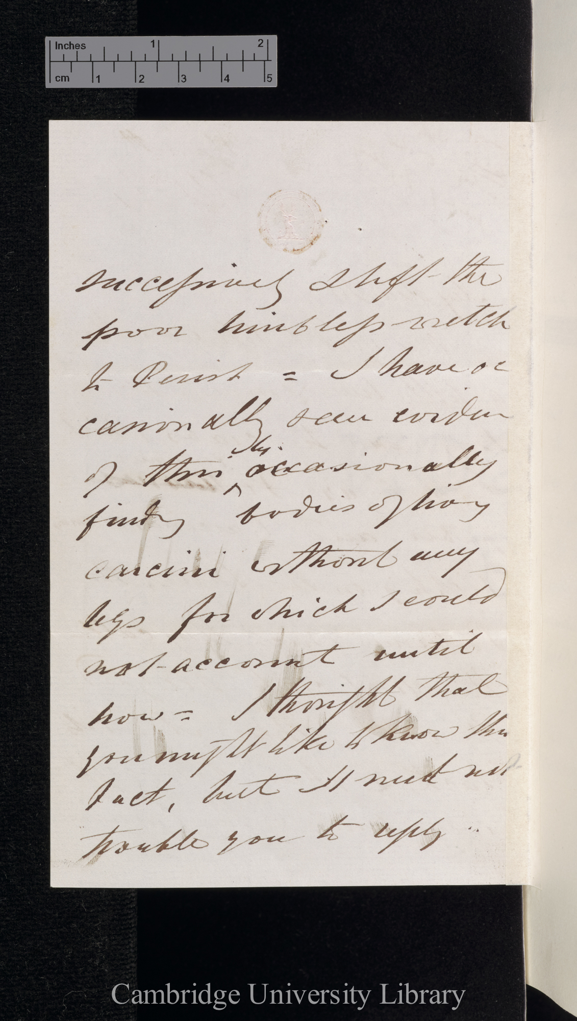 [Charles Spence Bate] to Charles Robert Darwin