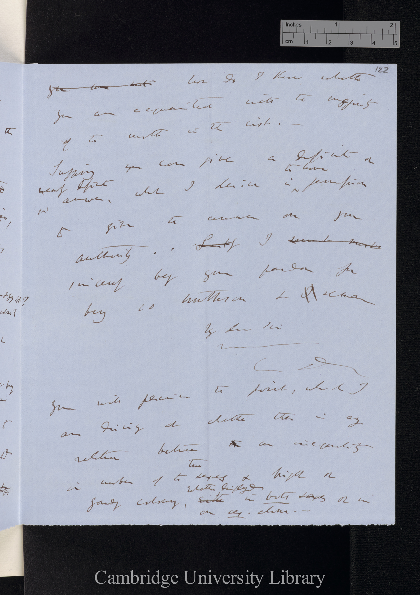 Charles Robert Darwin to [Henry Doubleday]