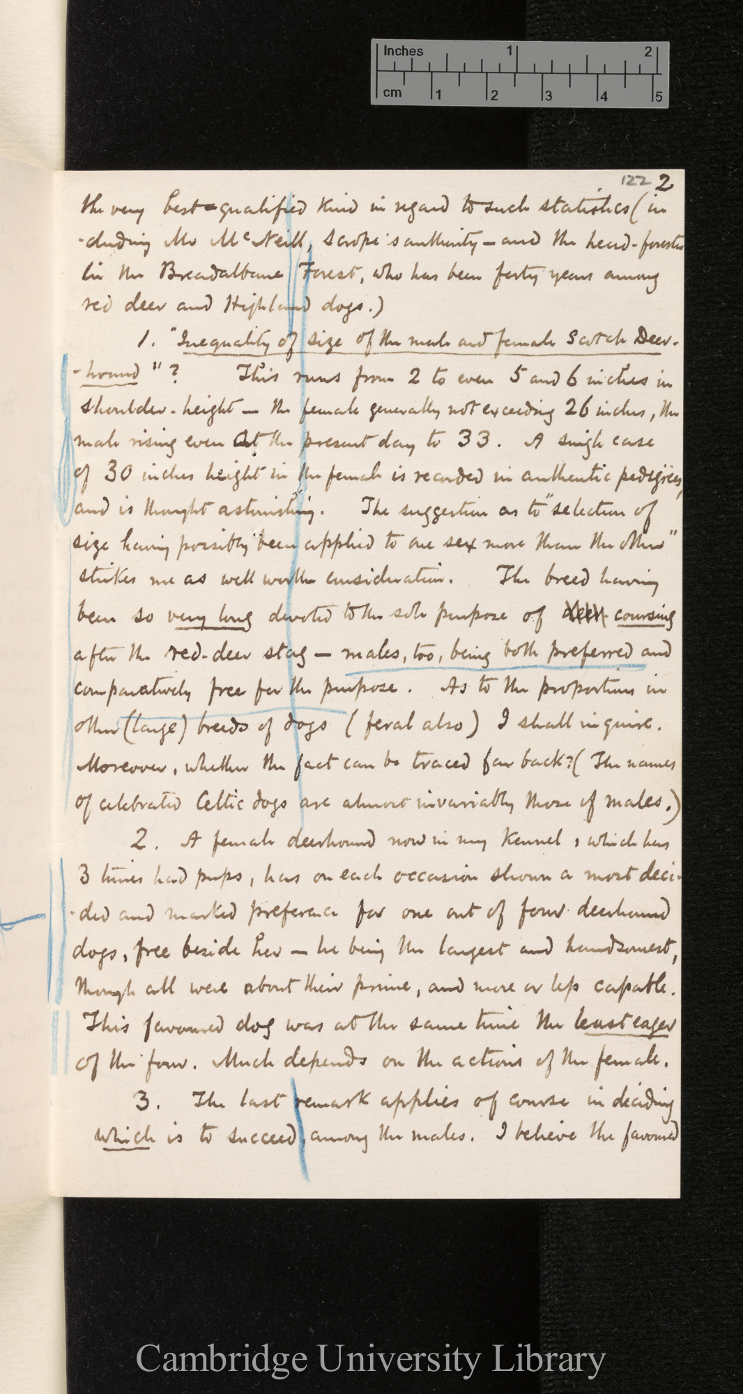 George Cupples to Charles Robert Darwin