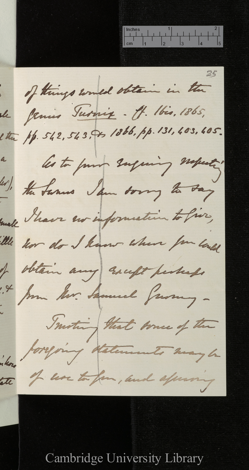 Alfred Newton to Charles Robert Darwin