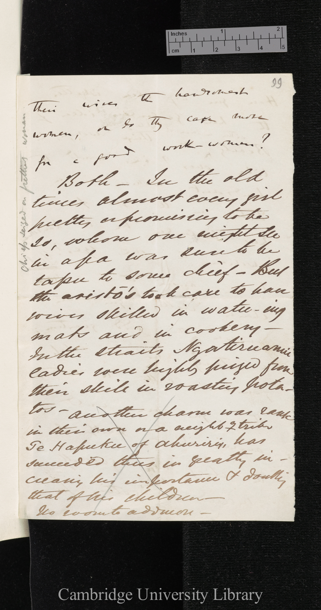 Charles Robert Darwin to [Walter Baldock Durrant Mantell]