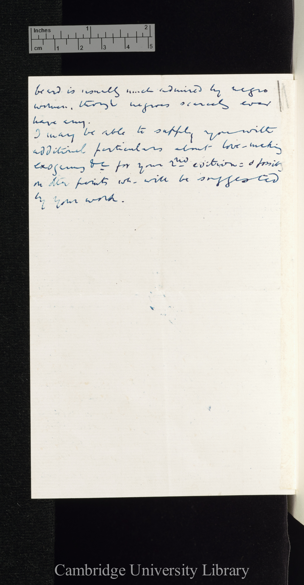 William Winwood Reade to Charles Robert Darwin