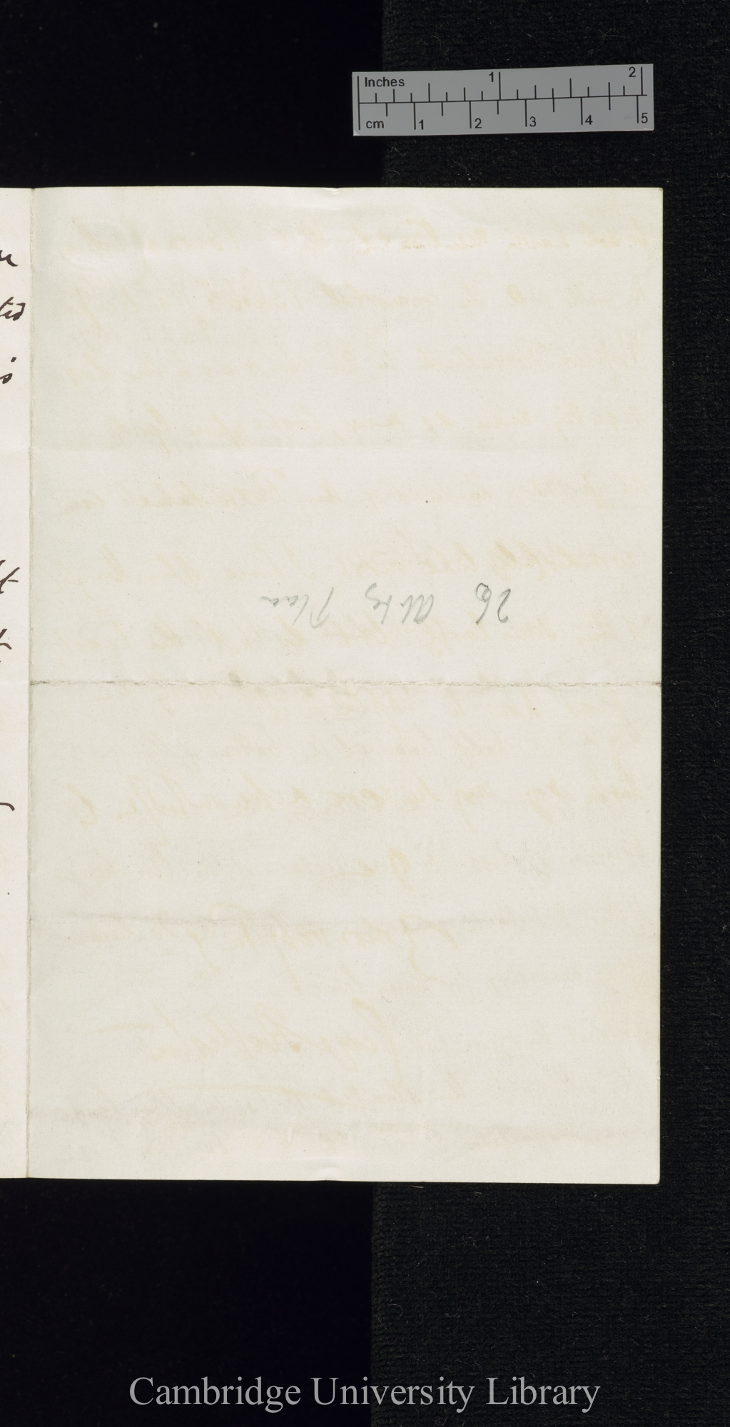 George Rolleston to Charles Robert Darwin