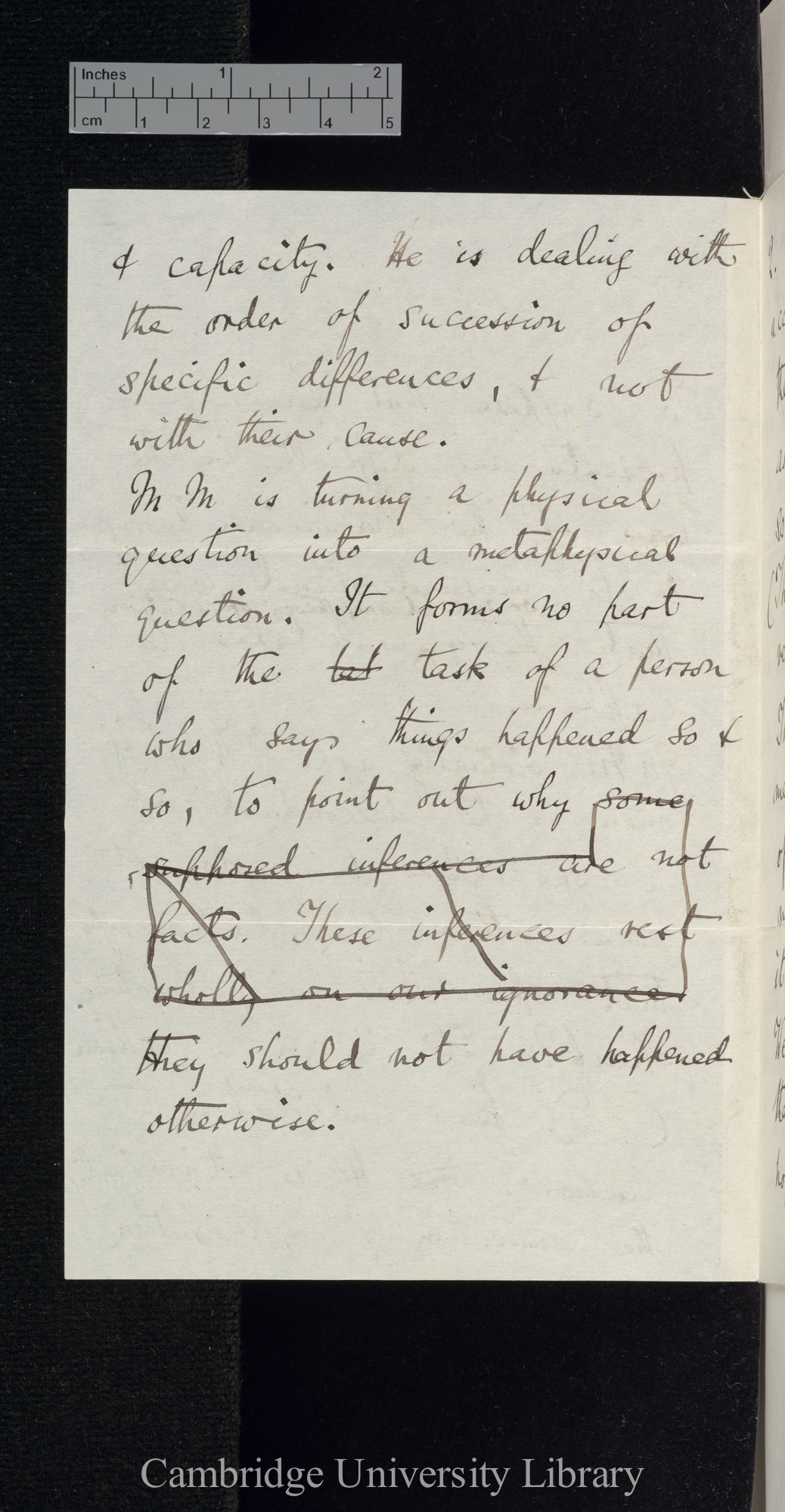 [Frances Julia &#39;Snow&#39; Wedgwood] to Charles Robert Darwin