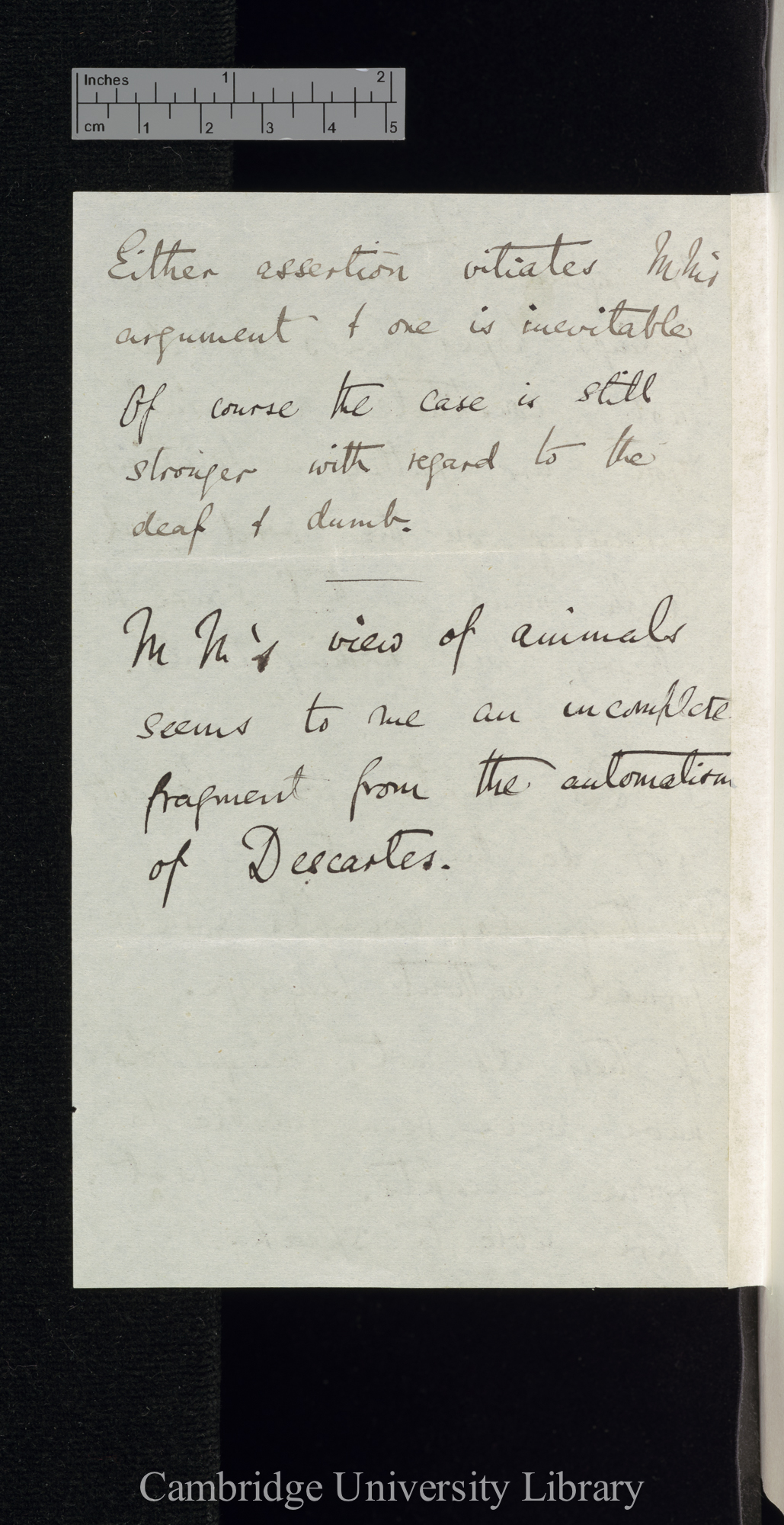 [Frances Julia &#39;Snow&#39; Wedgwood] to Charles Robert Darwin