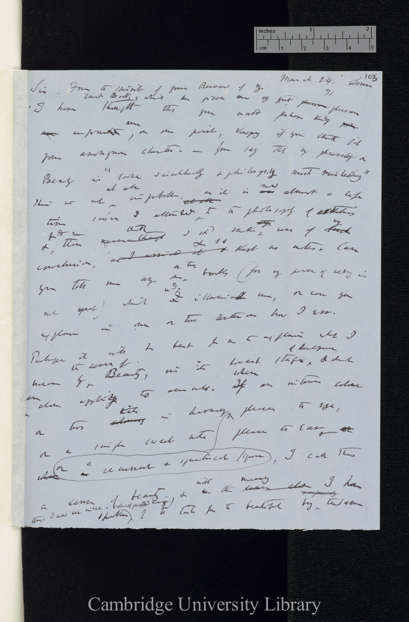 Charles Robert Darwin to John Morley