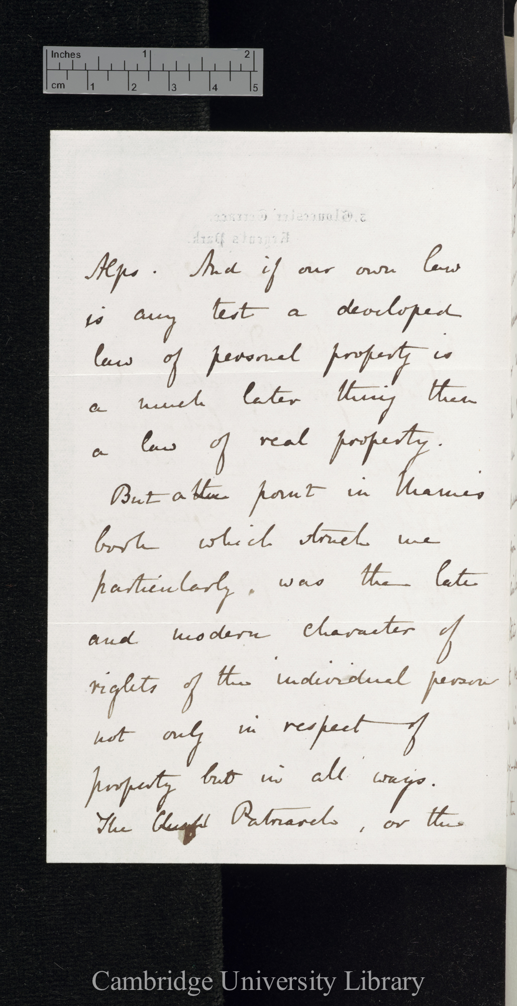 Thomas Henry Farrer to Charles Robert Darwin