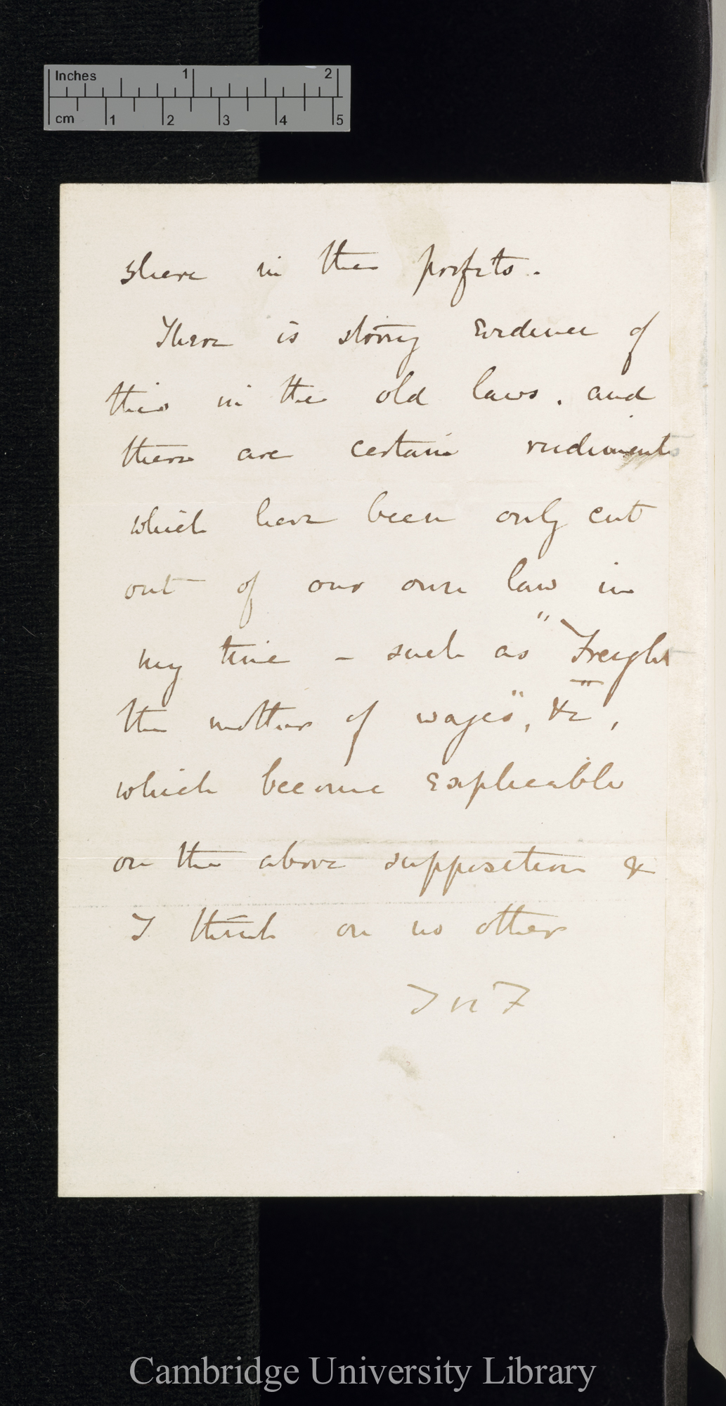 Thomas Henry Farrer to Charles Robert Darwin