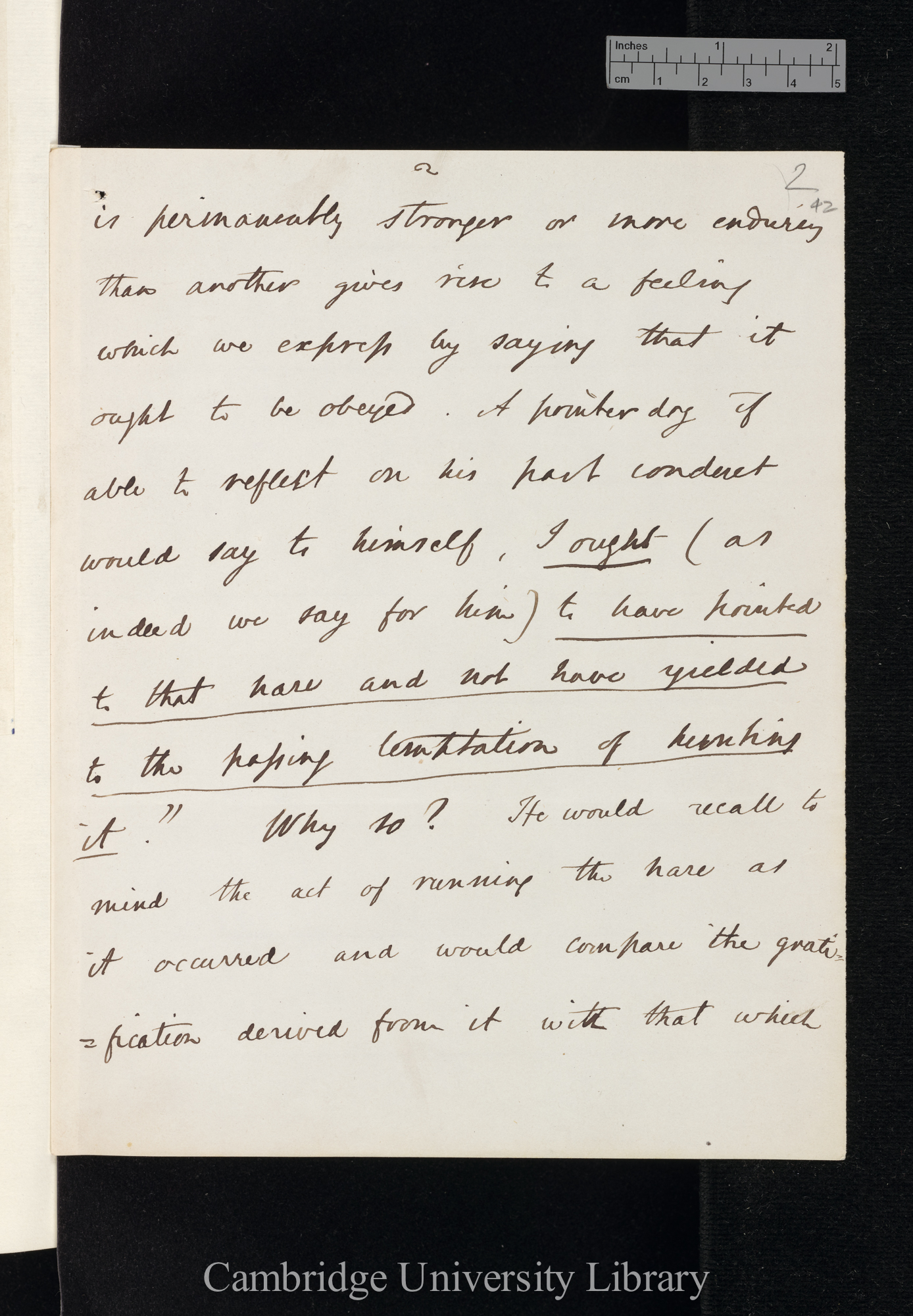 [Hensleigh Wedgwood] to Charles Robert Darwin