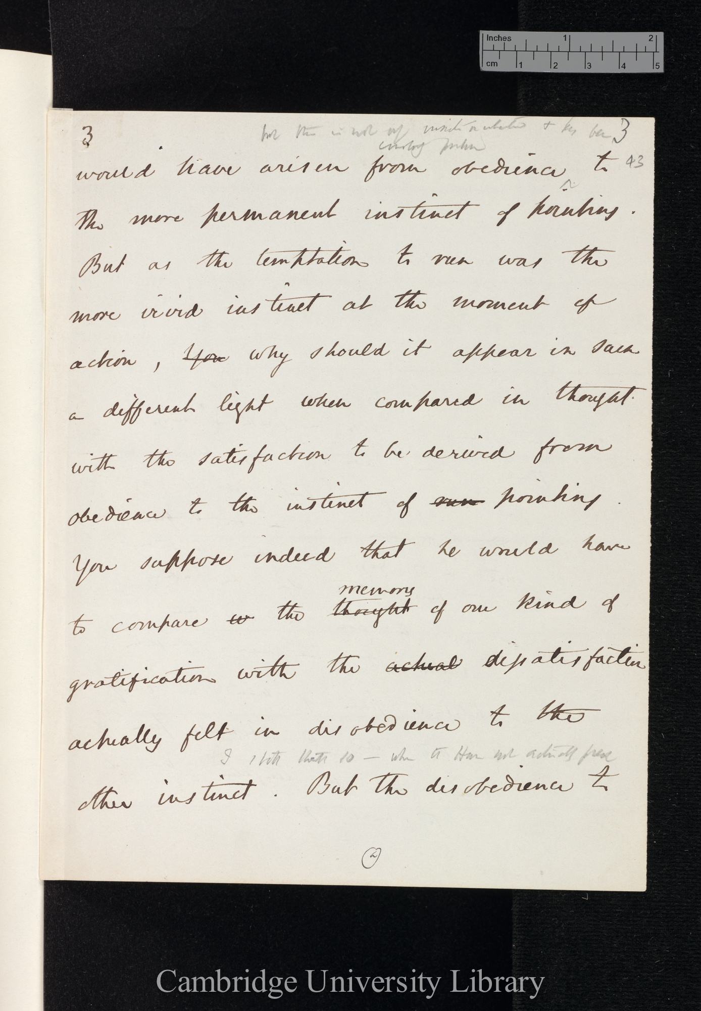 [Hensleigh Wedgwood] to Charles Robert Darwin