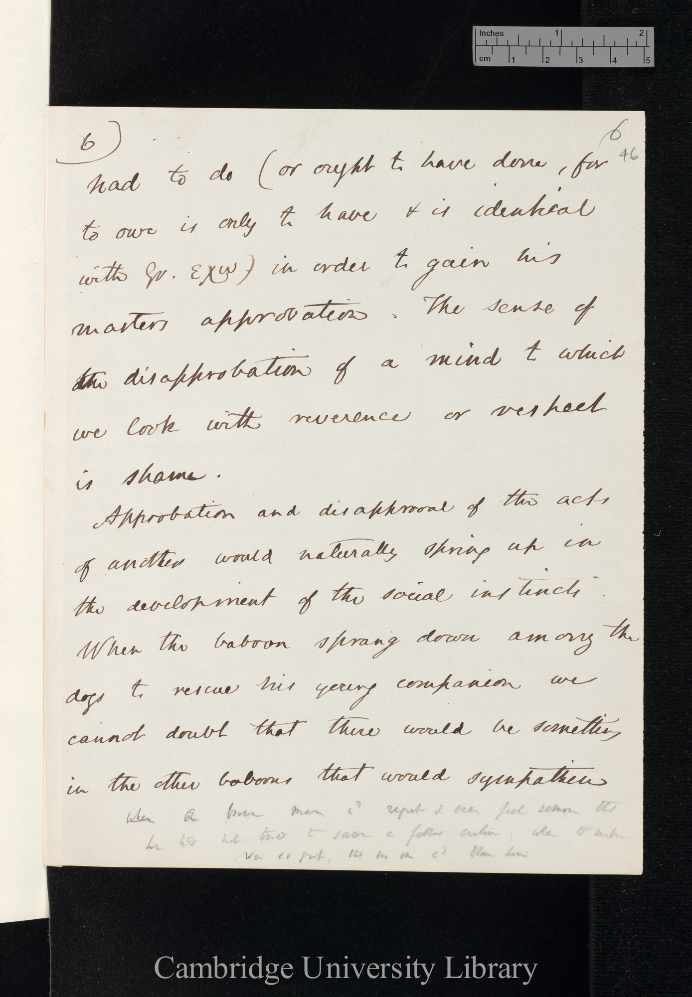 [Hensleigh Wedgwood] to Charles Robert Darwin