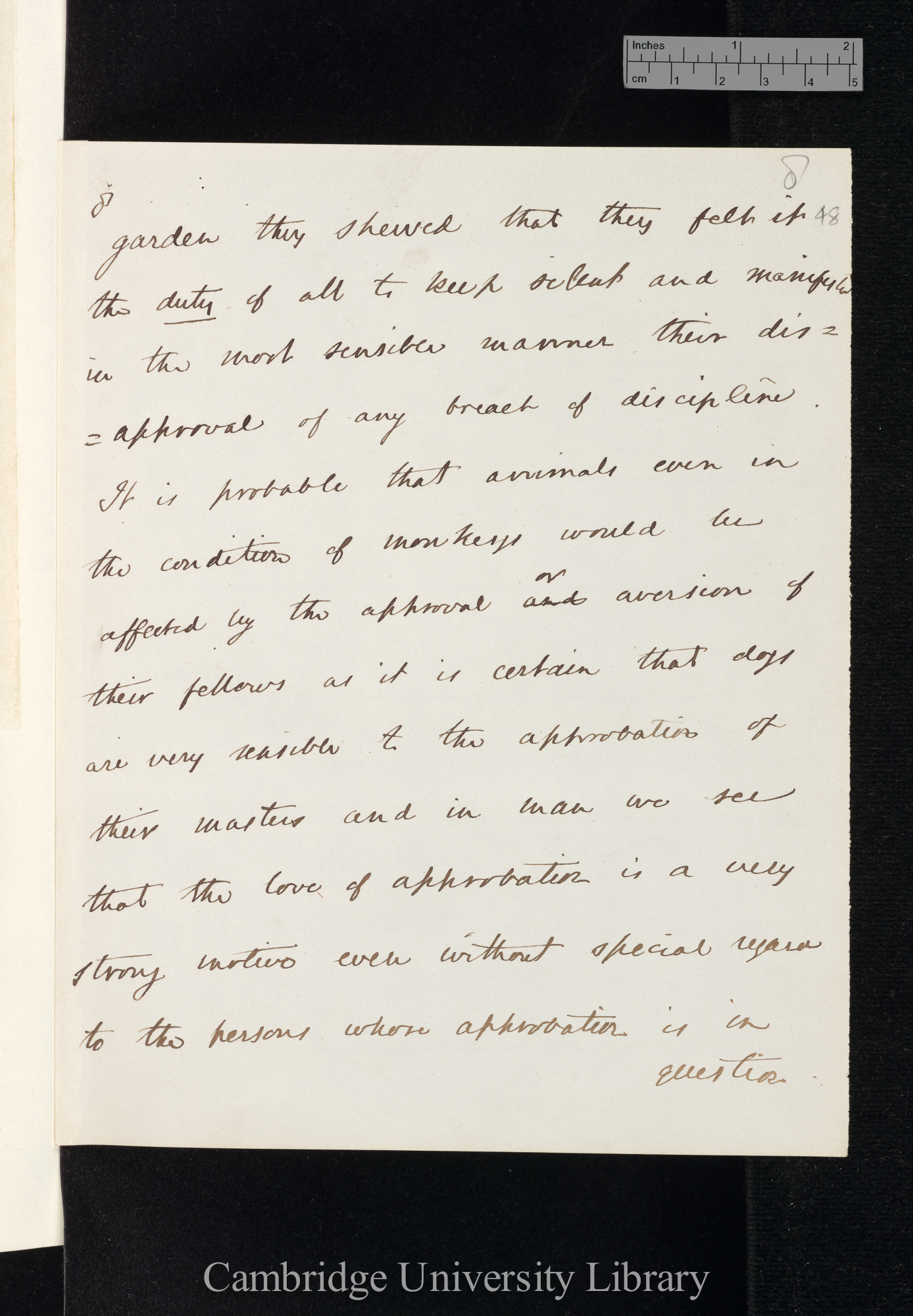 [Hensleigh Wedgwood] to Charles Robert Darwin