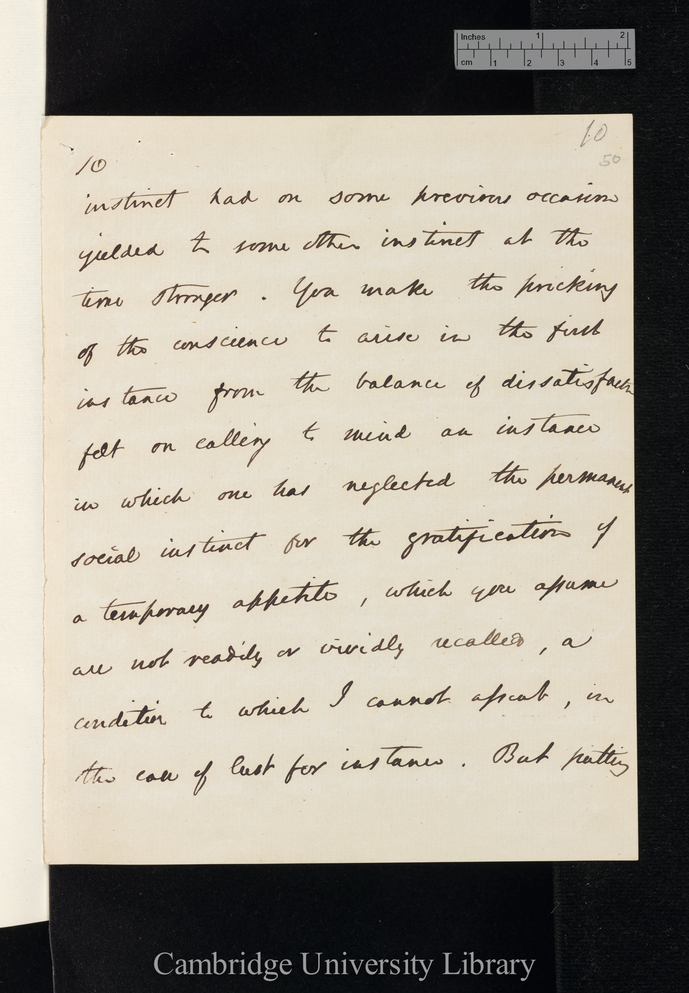 [Hensleigh Wedgwood] to Charles Robert Darwin