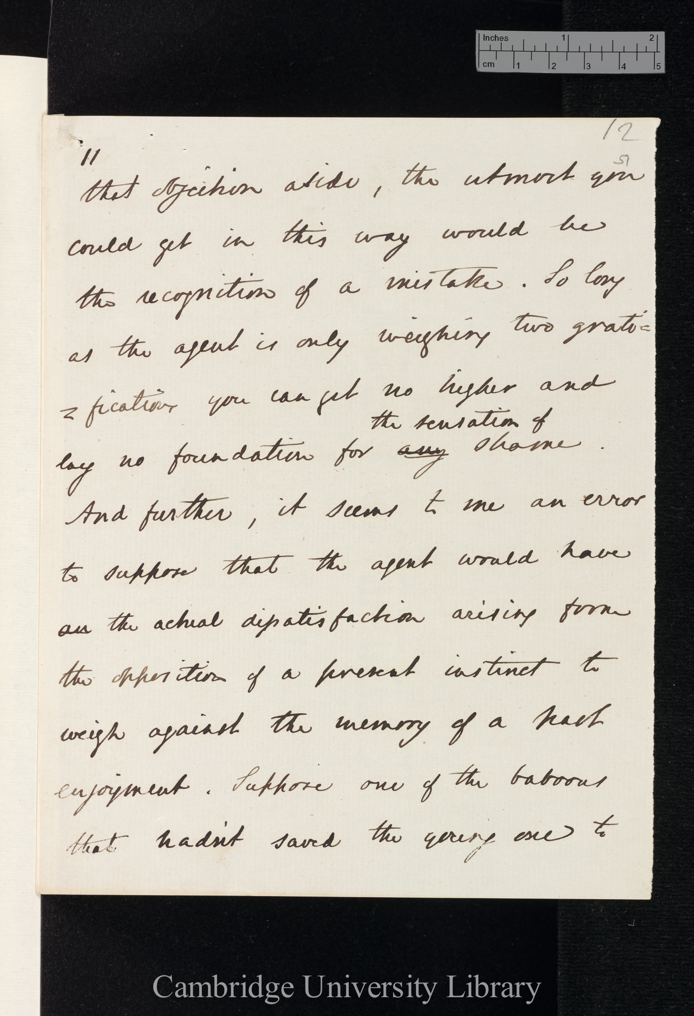 [Hensleigh Wedgwood] to Charles Robert Darwin