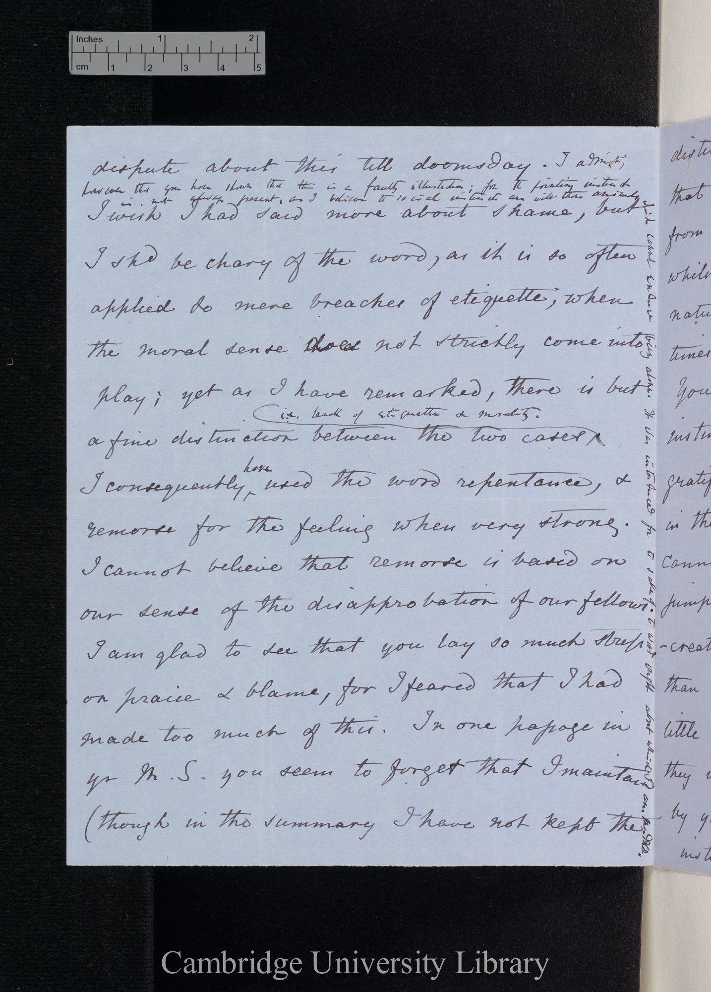 Charles Robert Darwin to Hensleigh Wedgwood