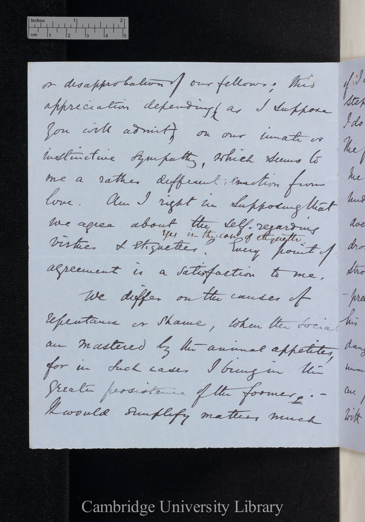 Charles Robert Darwin to Hensleigh Wedgwood