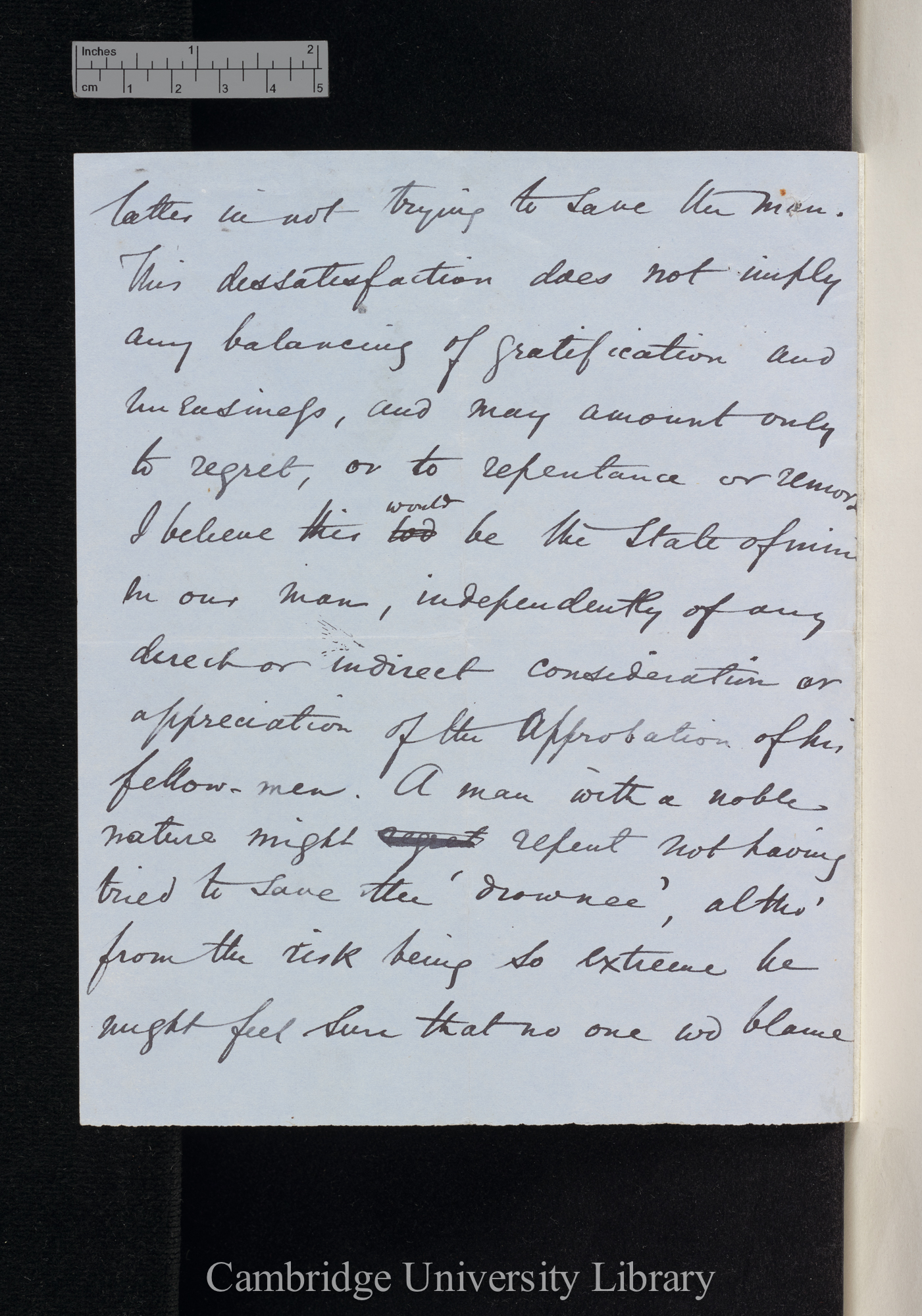 Charles Robert Darwin to Hensleigh Wedgwood