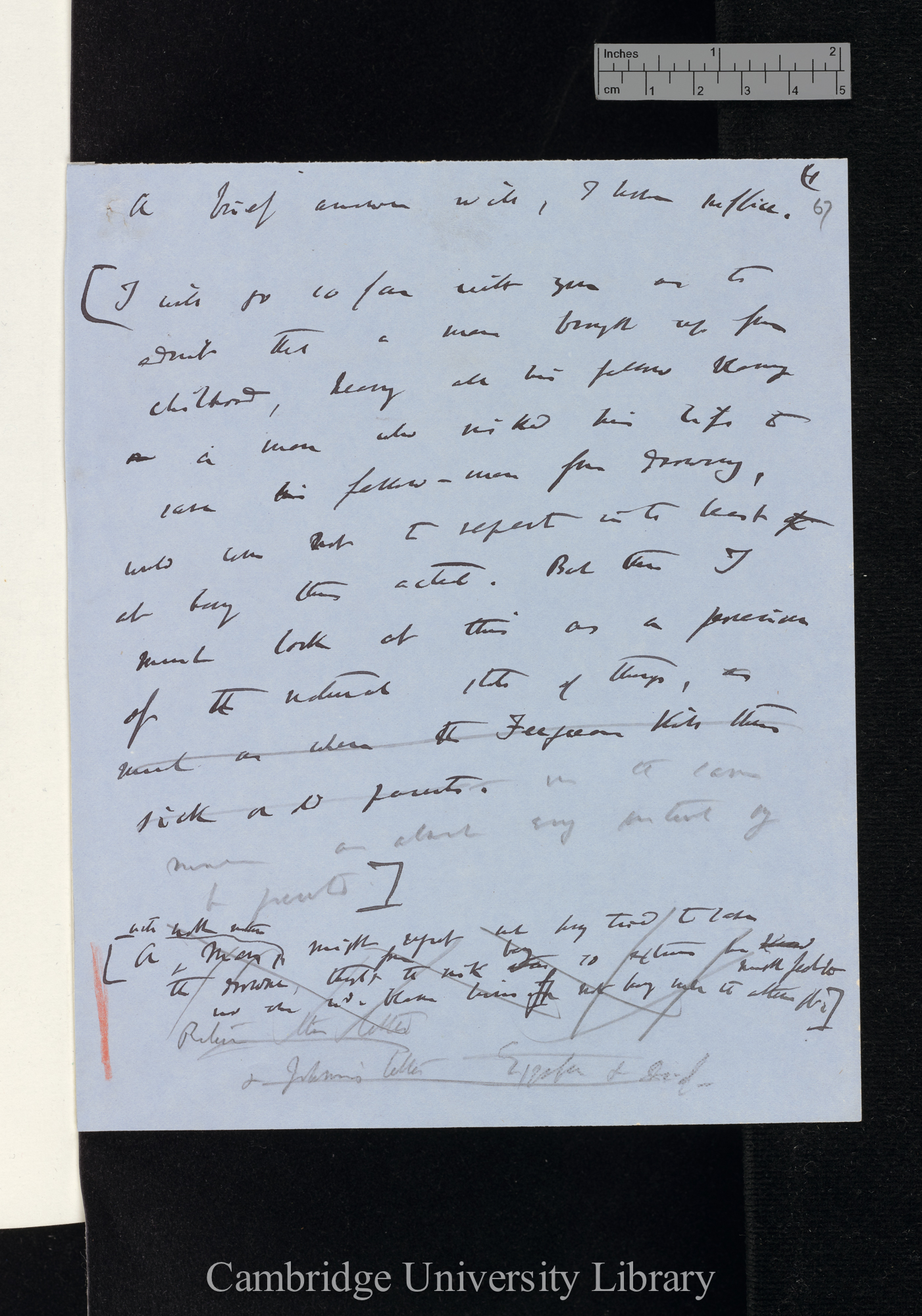 Charles Robert Darwin to Hensleigh Wedgwood