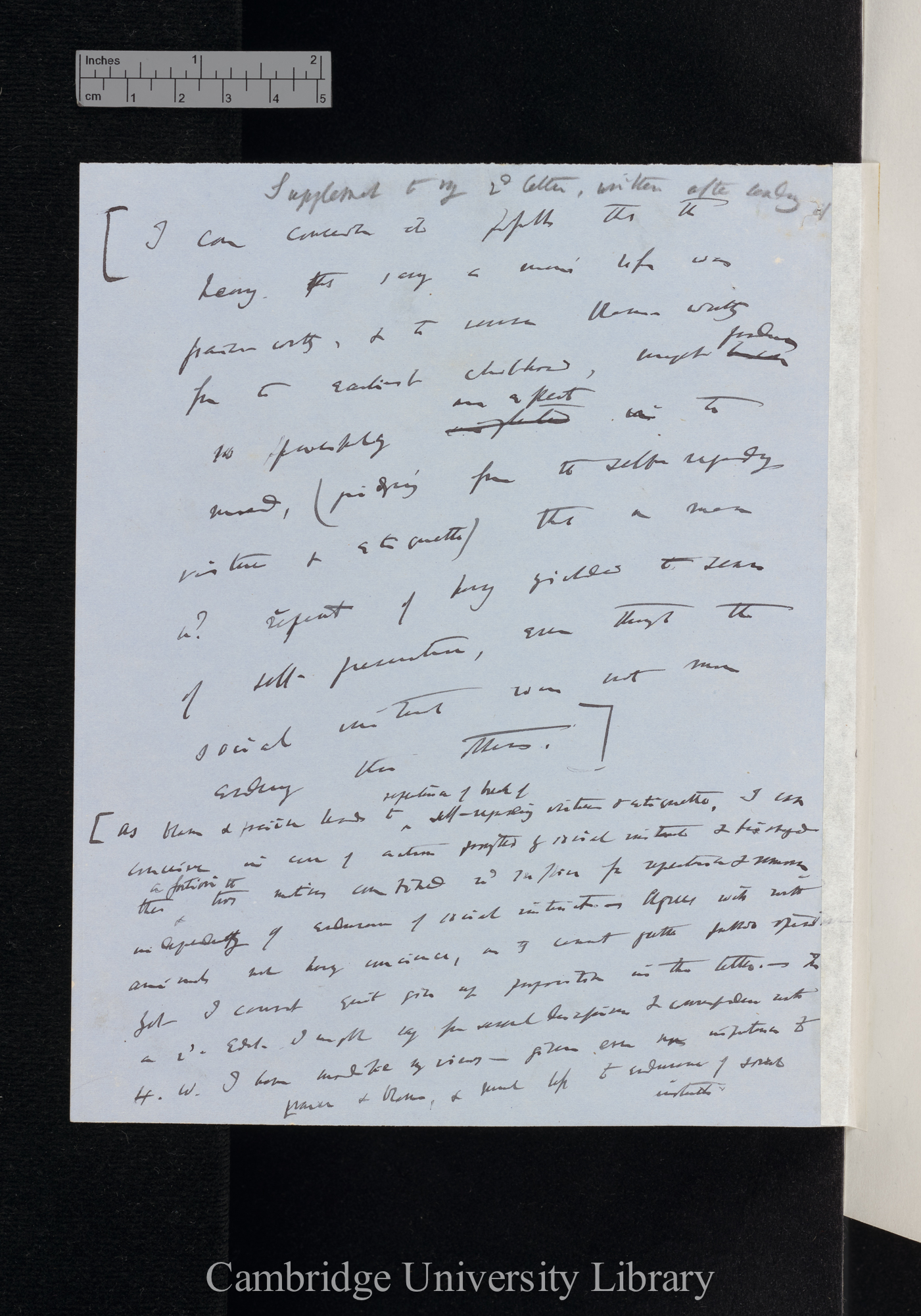 Charles Robert Darwin to Hensleigh Wedgwood