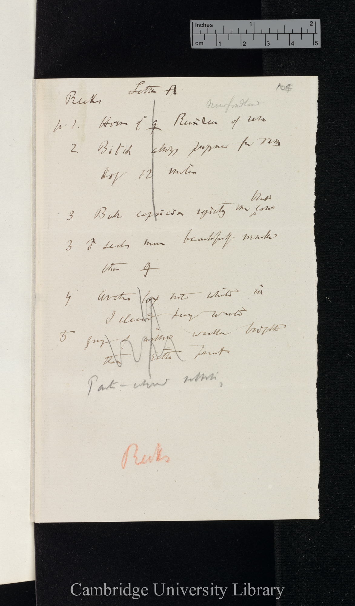 Henry Reeks to Charles Robert Darwin