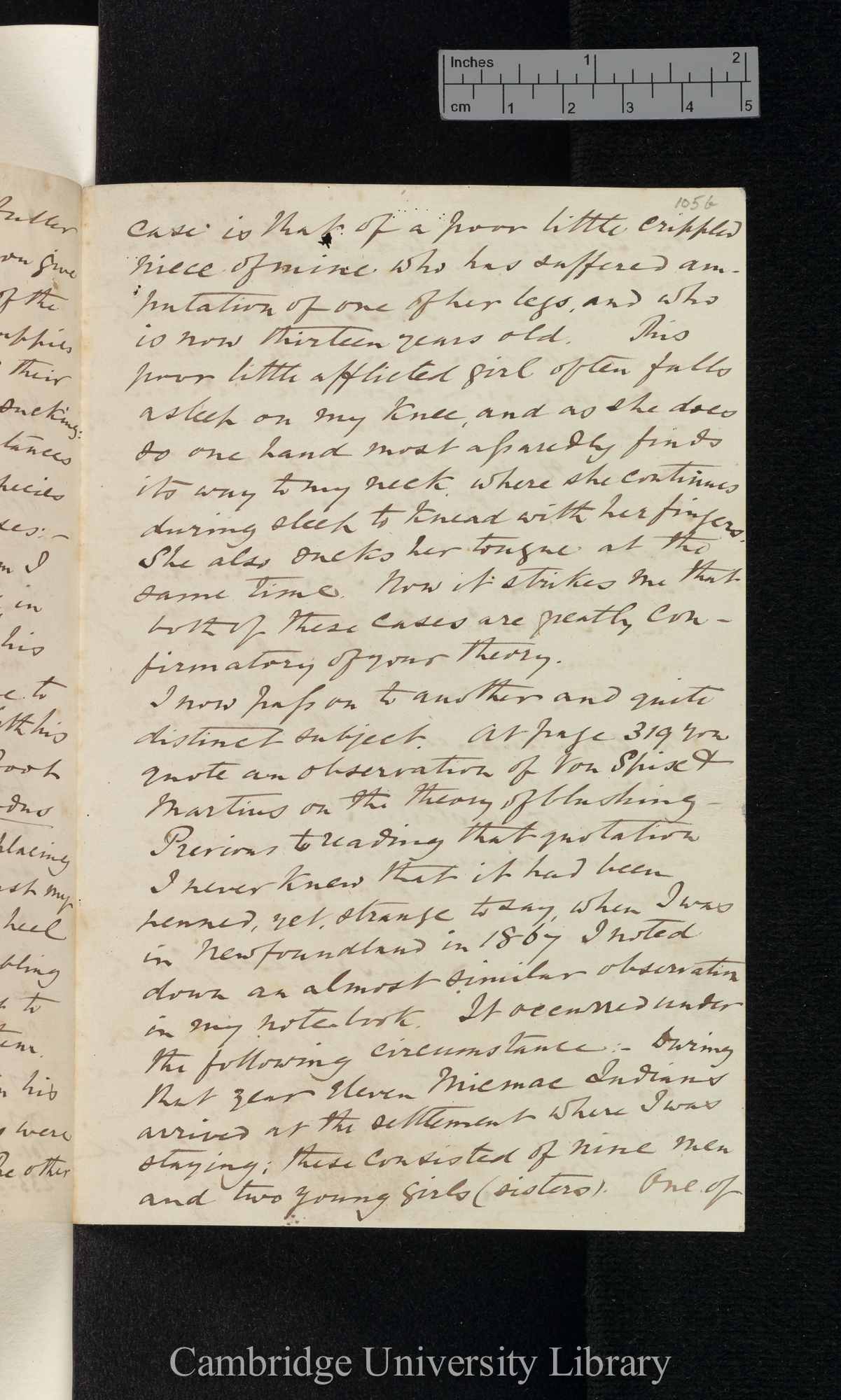 Henry Reeks to Charles Robert Darwin