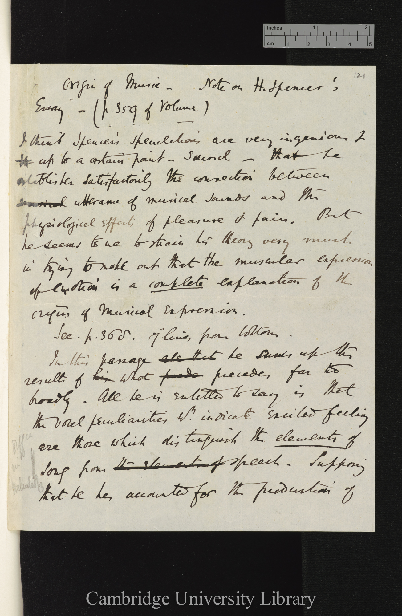 [Hensleigh Wedgwood?] to Charles Robert Darwin