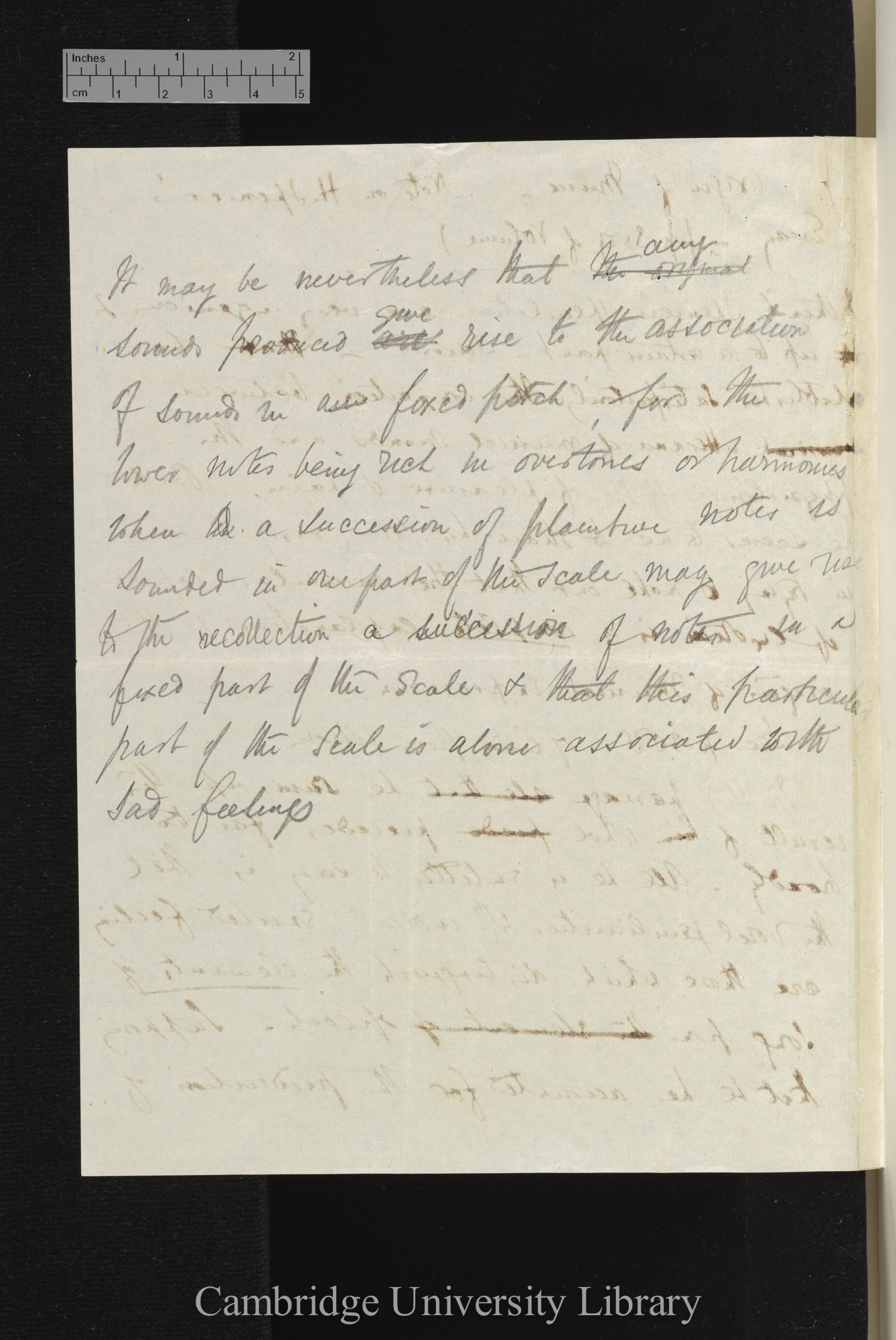 [Hensleigh Wedgwood?] to Charles Robert Darwin