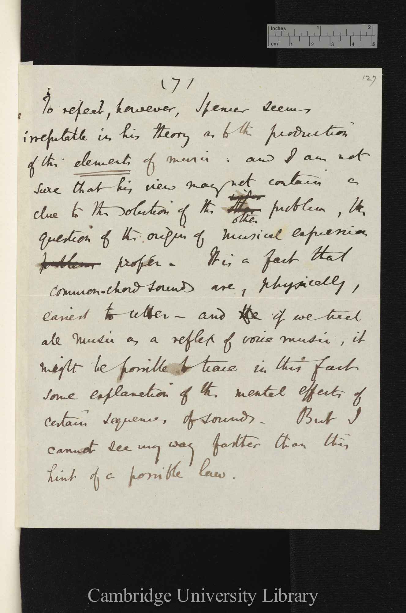 [Hensleigh Wedgwood?] to Charles Robert Darwin